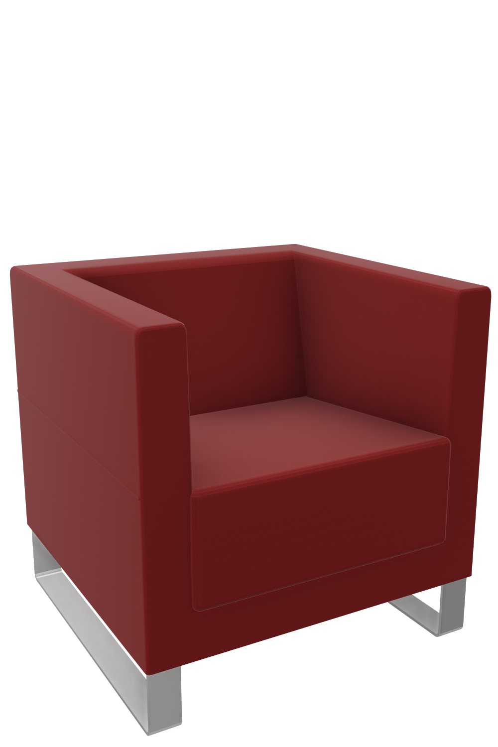 Loungesessel-New-Kubus-1-dunkelrot-alu-bmsofort-2 Loungesessel und-sofas New Kubus