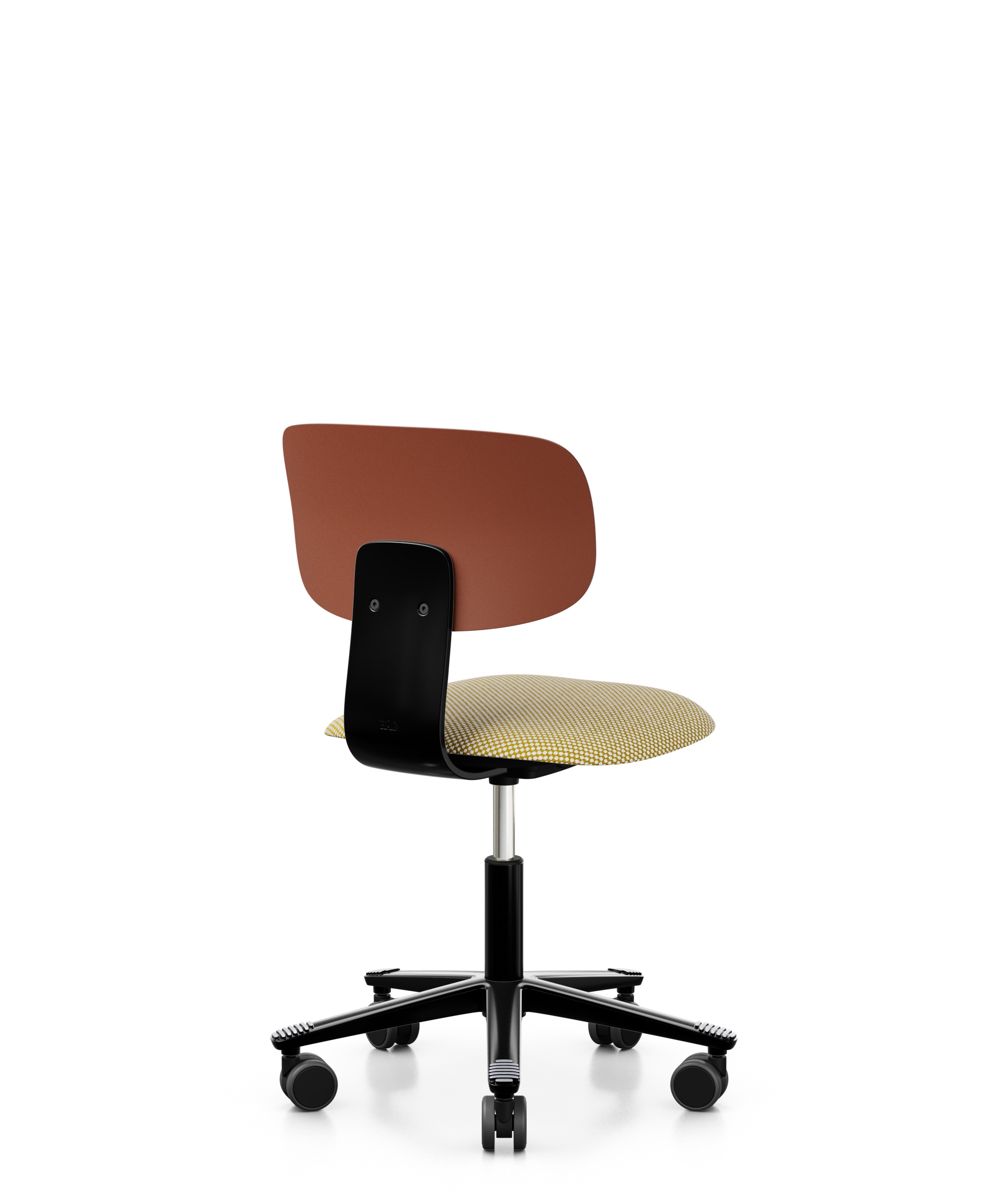 Arbeitsstuhl-Tion-Sitz-gepolstert-kastanie-schwarz-gelb-weiss-bmsofort-3 Homeofficestuhl Tion Sitz gepolstert