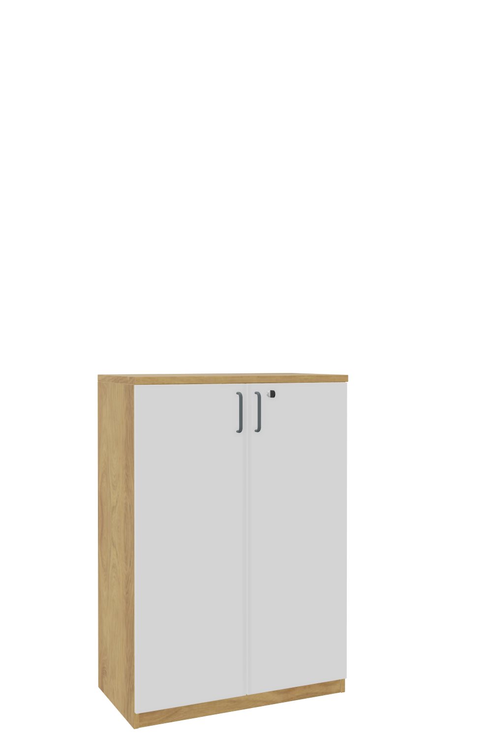 Aktenschank-3-OH-Tarragona-Pacana-Weiss-Dunkelgrau-bmsofort-1 Tarragona Aktenschrank