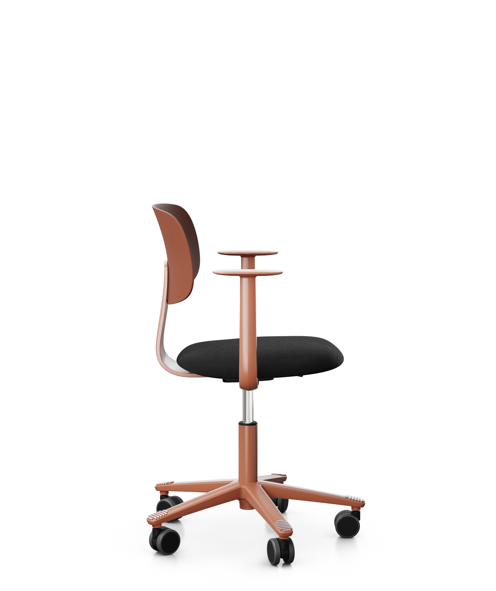 Arbeitsstuhl-Tion-Sitz-gepolstert-kastanie-rose-schwarz-bmsofort-2 Homeofficestuhl Tion Sitz gepolstert