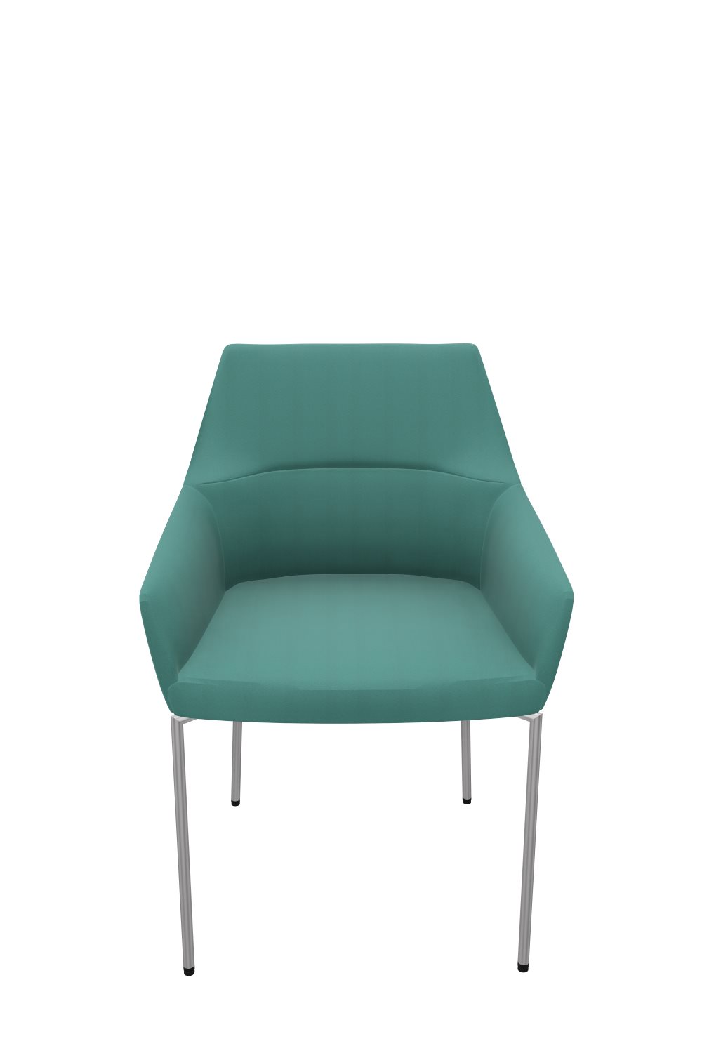 Besucherstuhl-HIP-RETRO-türkis-weissalu-bmsofort-2 Loungesessel Hip Retro