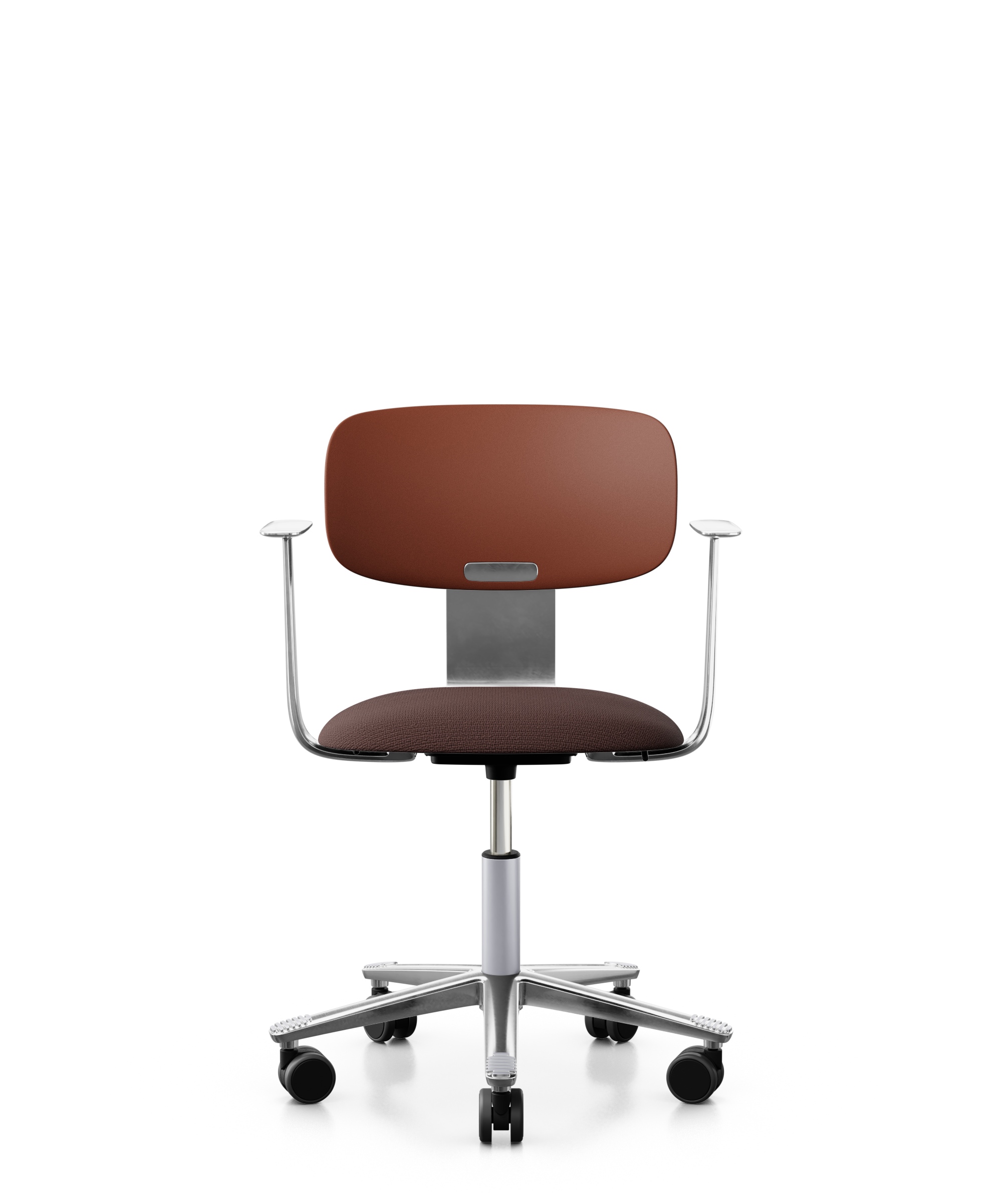 Arbeitsstuhl-Tion-Sitz-gepolstert-kastanie-poliert-kastanie-bmsofort-1 Homeofficestuhl Tion Sitz gepolstert