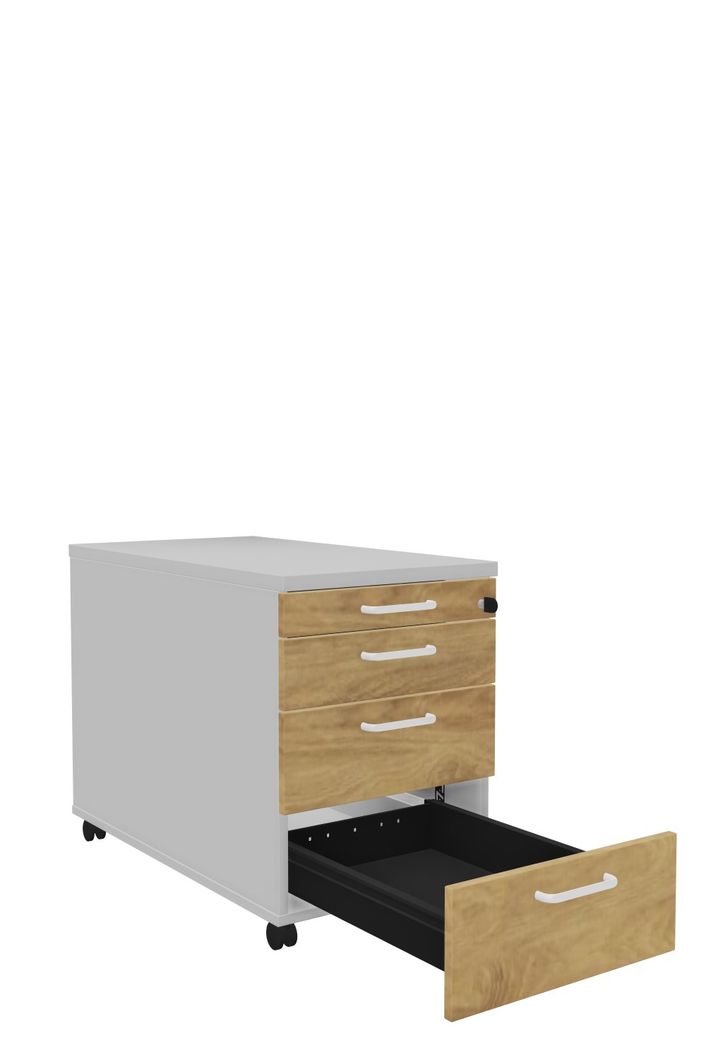 Tarragona Rollcontainer mit Schubkästen