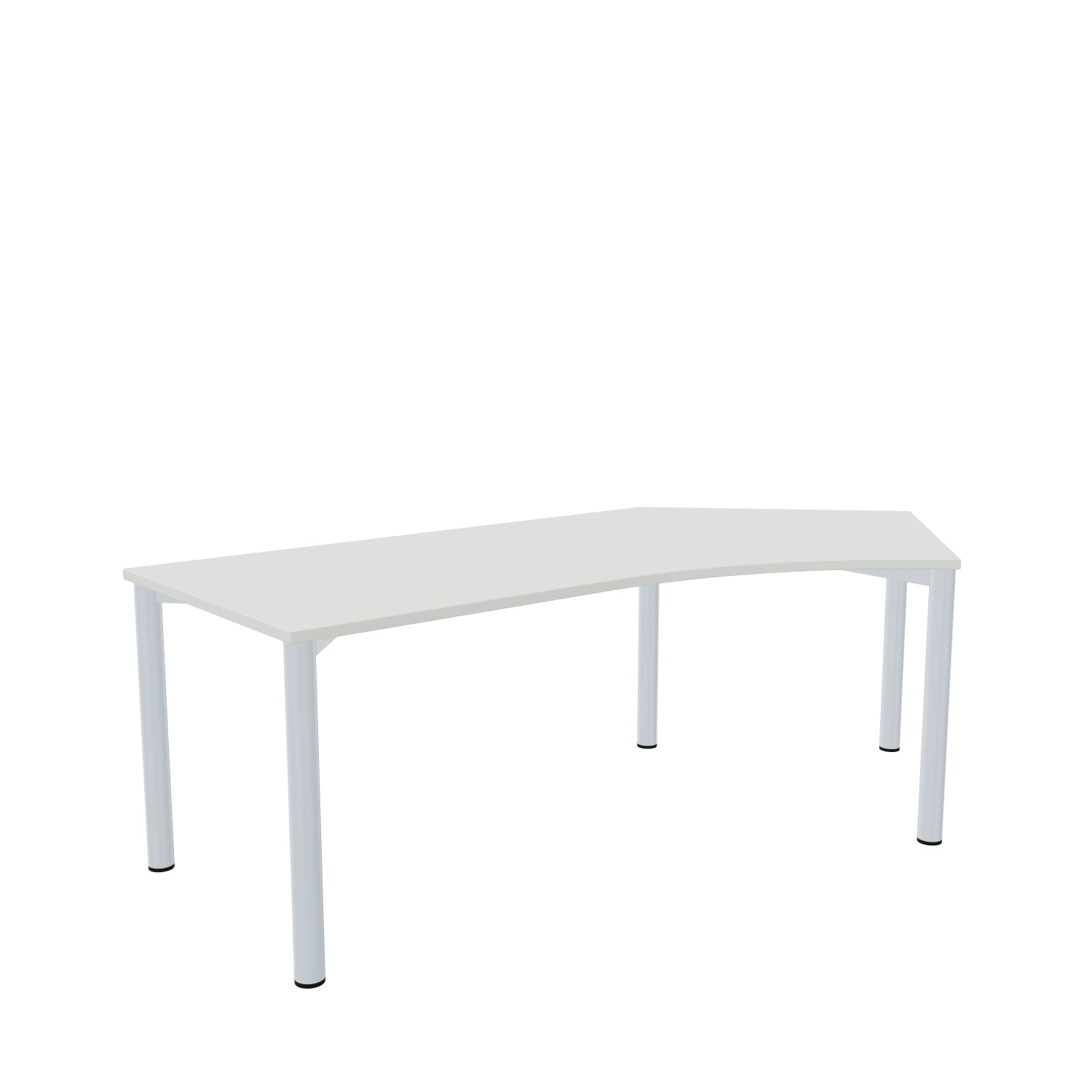 Freiformtisch-135-Grad-Imola-4-weiss-alu-bmsofort-1 Imola Freiformtisch