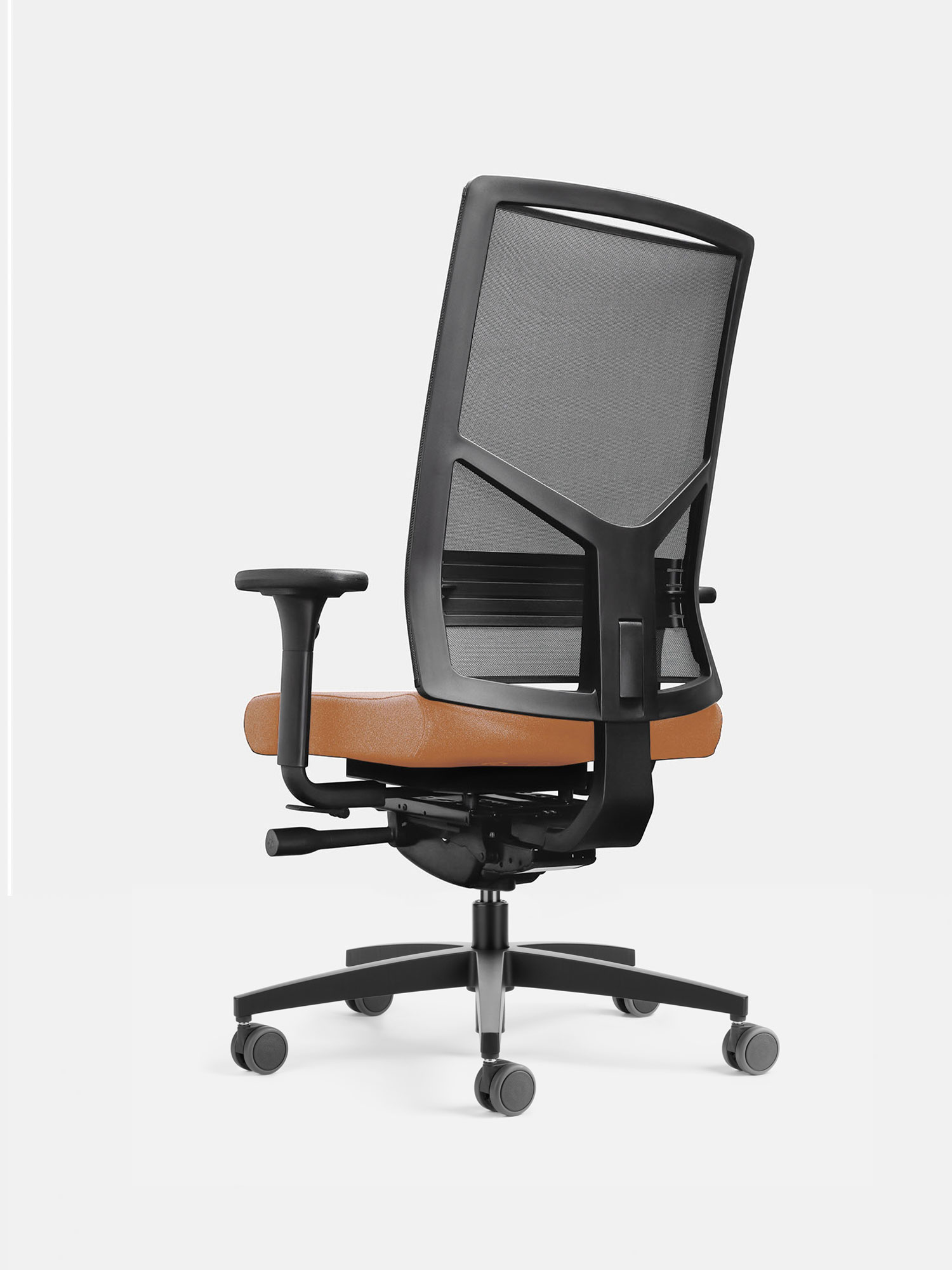 3-D-Stuhl-Ergo-Top-Net-orange-schwarz-bmsofort-4 3-D Stuhl Ergo-Top Net