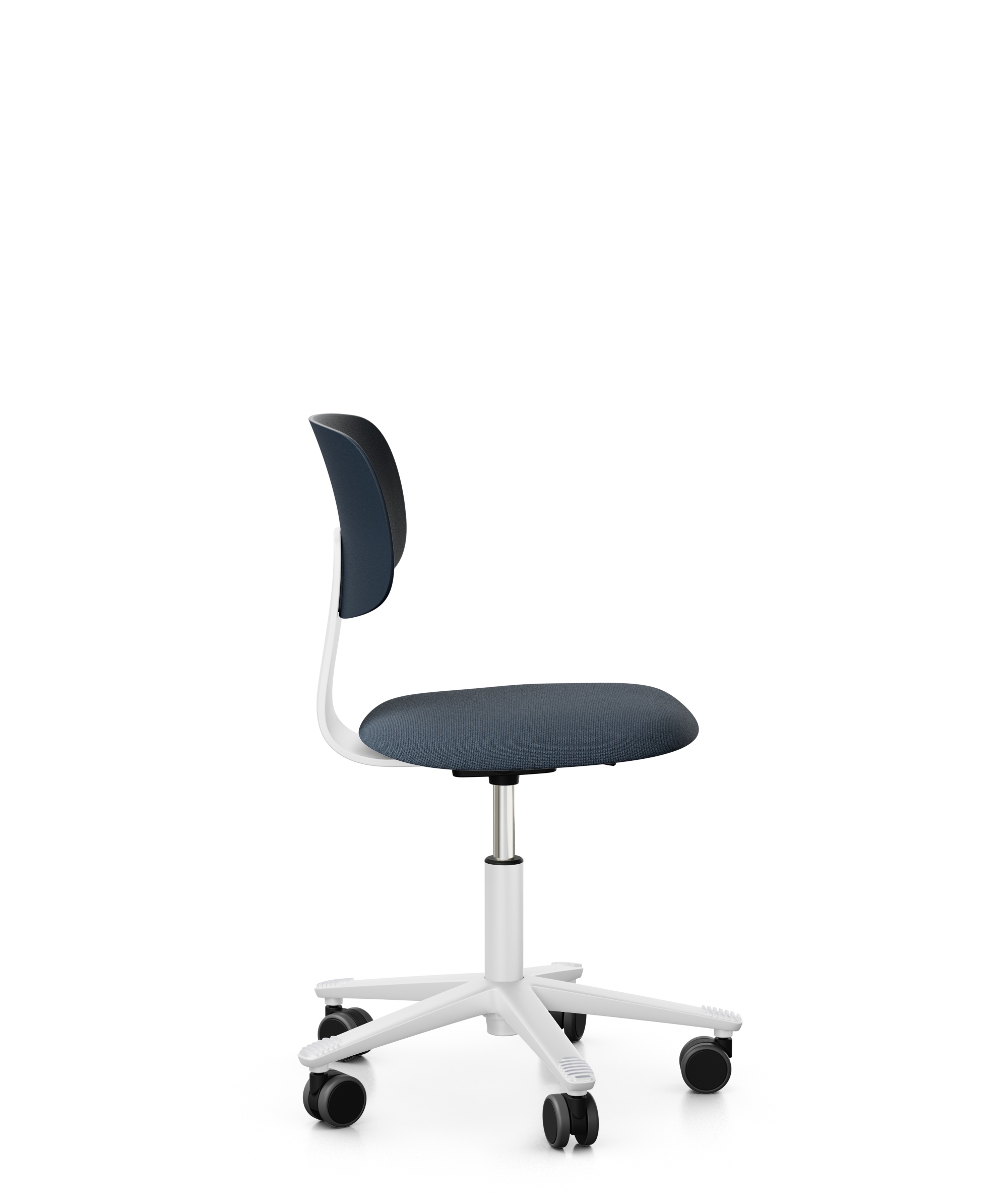 Arbeitsstuhl-Tion-Sitz-gepolstert-dunkelblau-weiss-dunkelblau-bmsofort-2 Homeofficestuhl Tion Sitz gepolstert