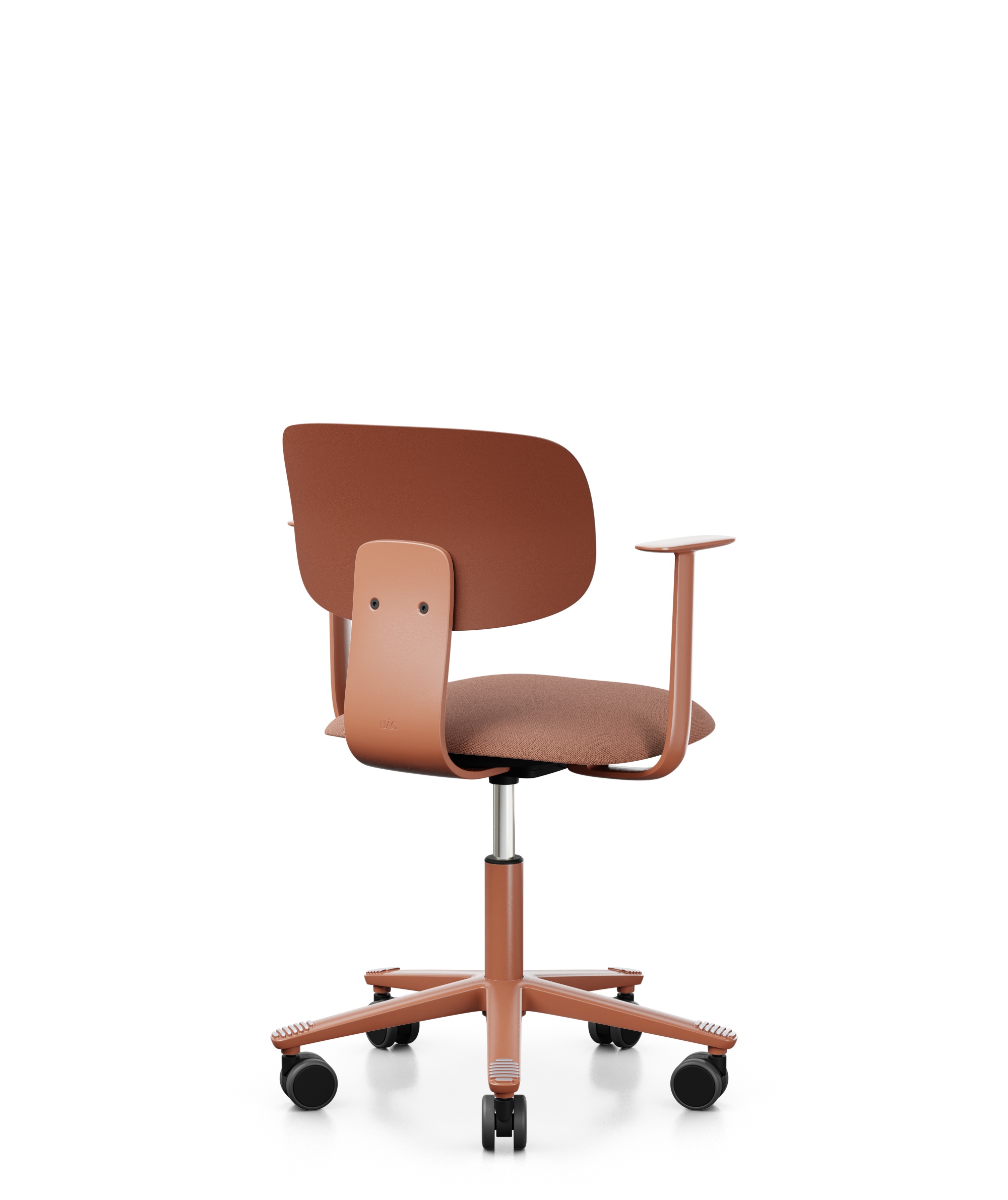 Arbeitsstuhl-Tion-Sitz-gepolstert-kastanie-rose-rot-bmsofort-3 Homeofficestuhl Tion Sitz gepolstert