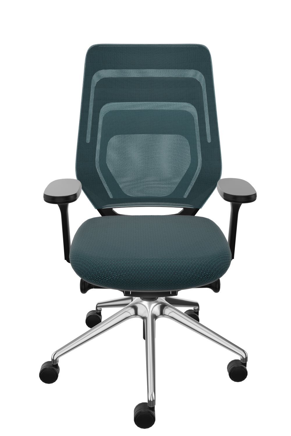 Buerodrehstuhl-Sentiano-Flex-petrol-Transparent-bmsofort-2 3-D Stuhl Sentiano Flex