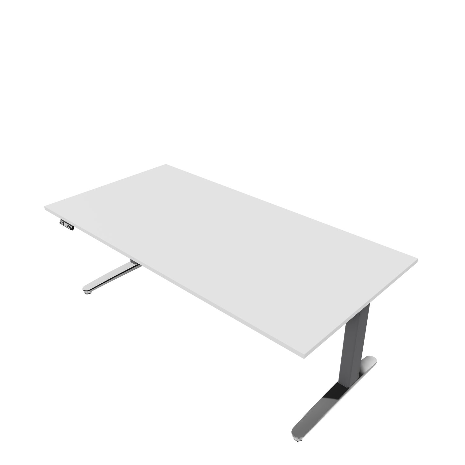 Lifttisch-Monza-Lift-200-100-Weiss-graphit-poliert-bmsofort-1 Monza Lift