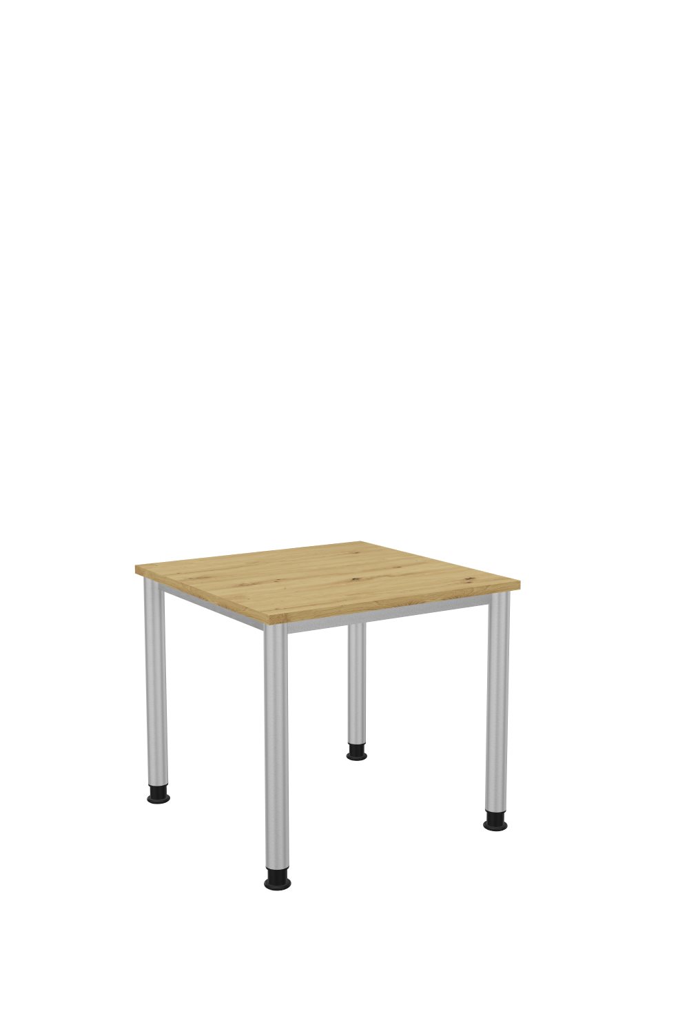 Schreibtisch-Monza-Asteiche-alusilber-bmsofort-1 Monza Rechtecktische