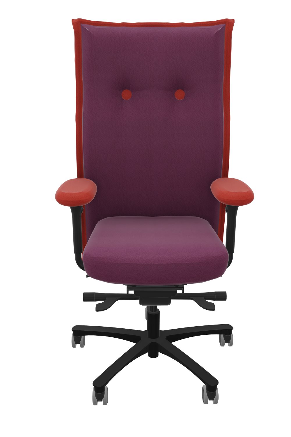 Chefsessel-Brasilian-Chair-lila-rot-bmsofort-1 Brasilian Chair Individuell