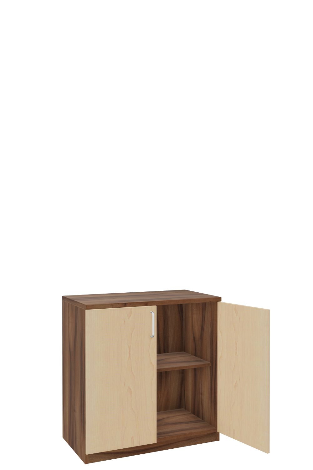 Aktenschank-2-OH-Tarragona-Nussbaum-Ahorn-Alufarben-bmsofort-2 Tarragona Aktenschrank