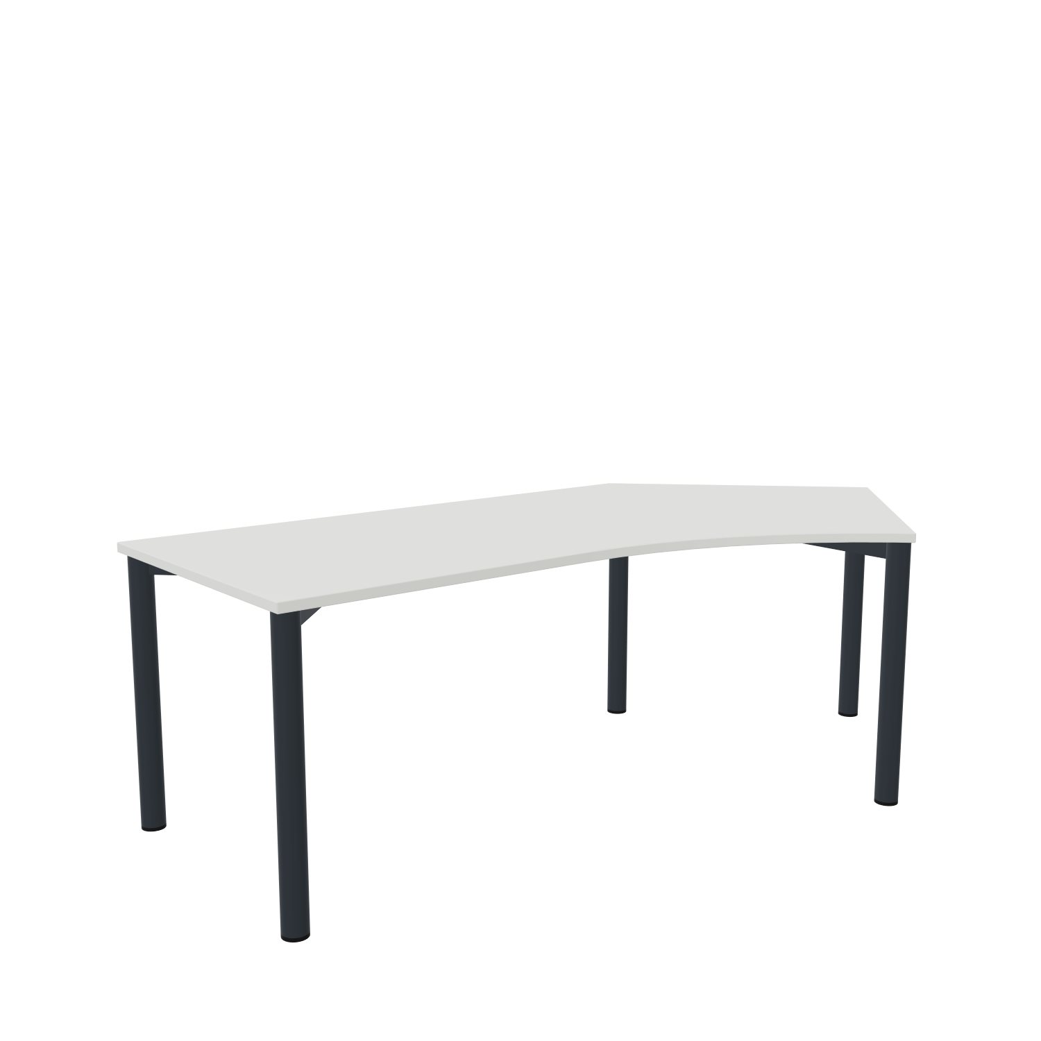 Freiformtisch-135-Grad-Imola-4-weiss-anthrazit-bmsofort-1 Imola Freiformtisch