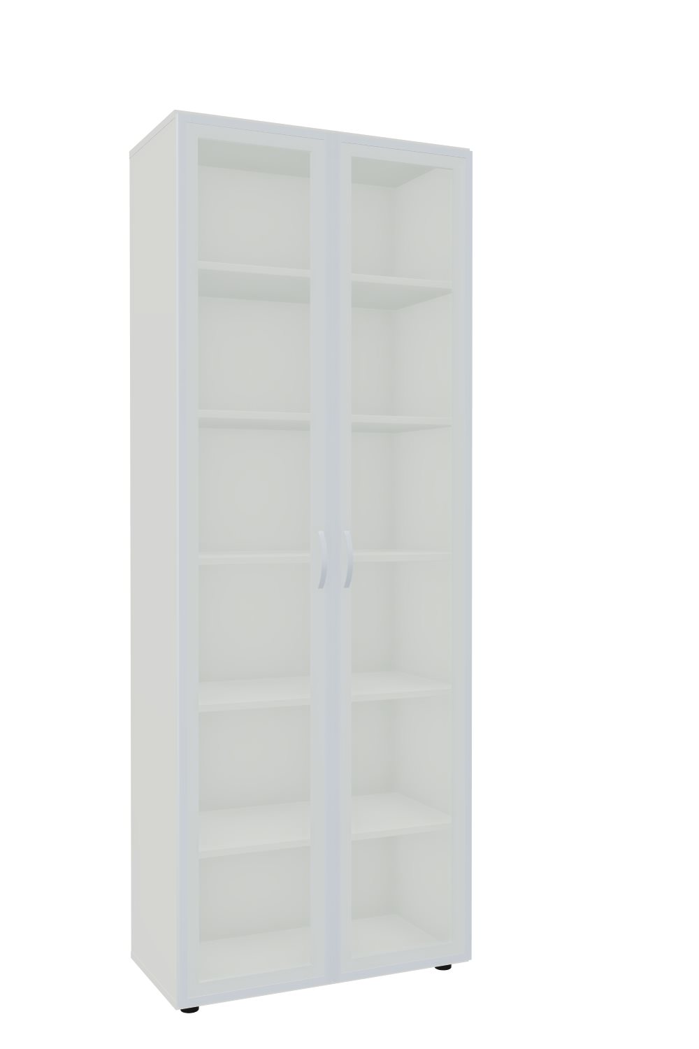 Vitrinenschrank-6-OH-Imola-Weiss-Glas-Satiniert-bmsofort-1 Imola Vitrinenschrank