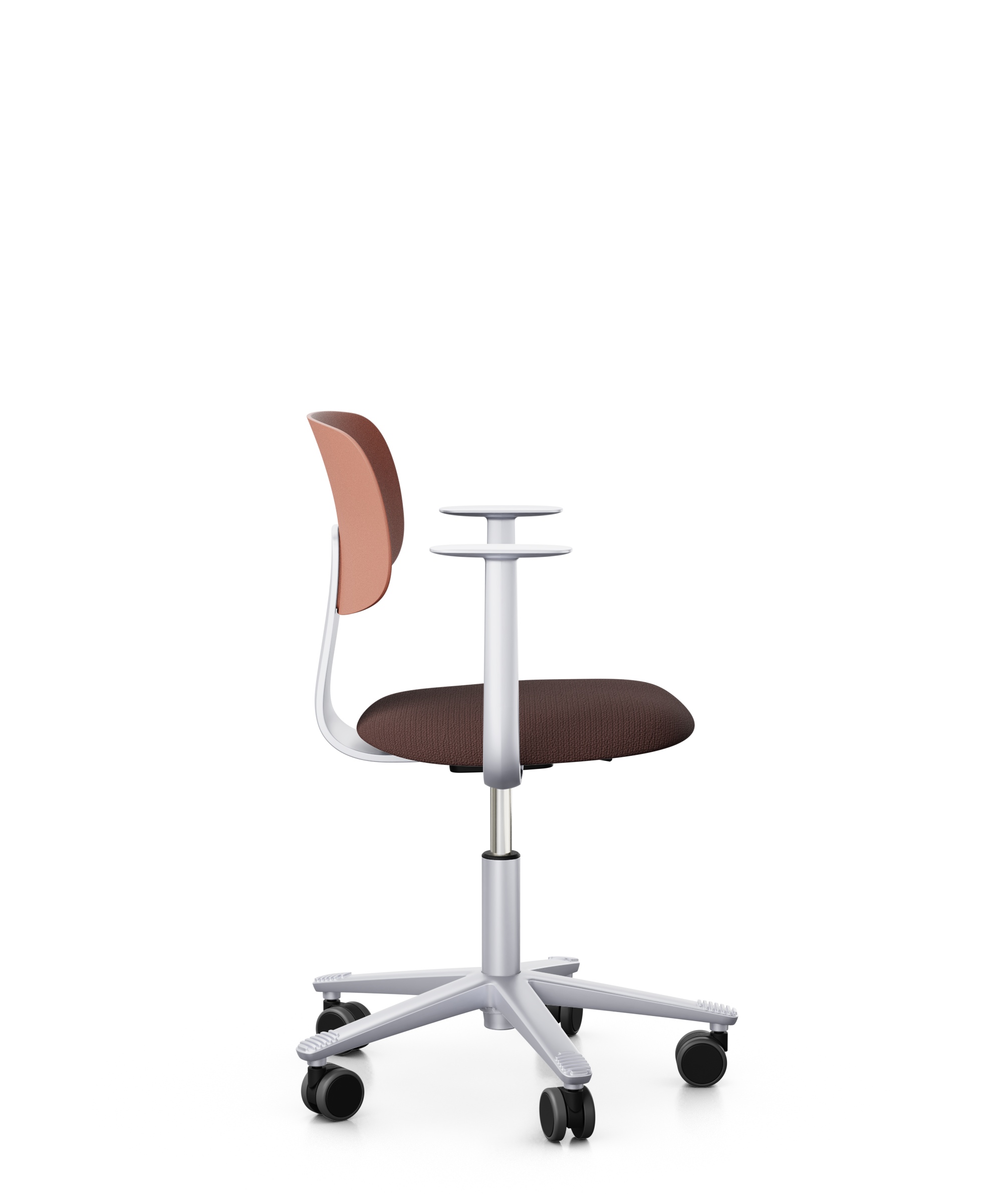 Arbeitsstuhl-Tion-Sitz-gepolstert-rose-silber-kastanie-bmsofort-2 Homeofficestuhl Tion Sitz gepolstert