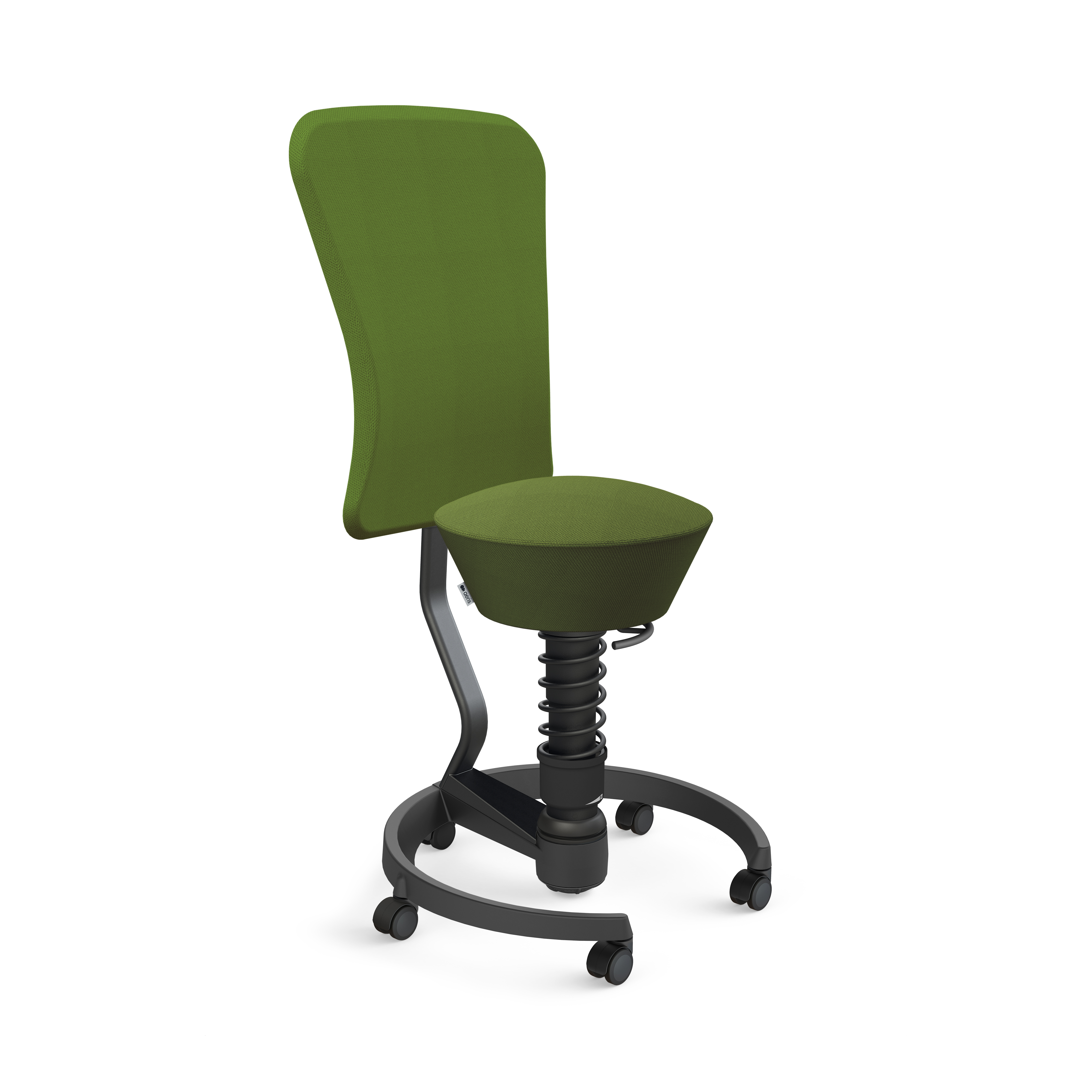 3-D-Hocker Swopper mit Rückenlehne