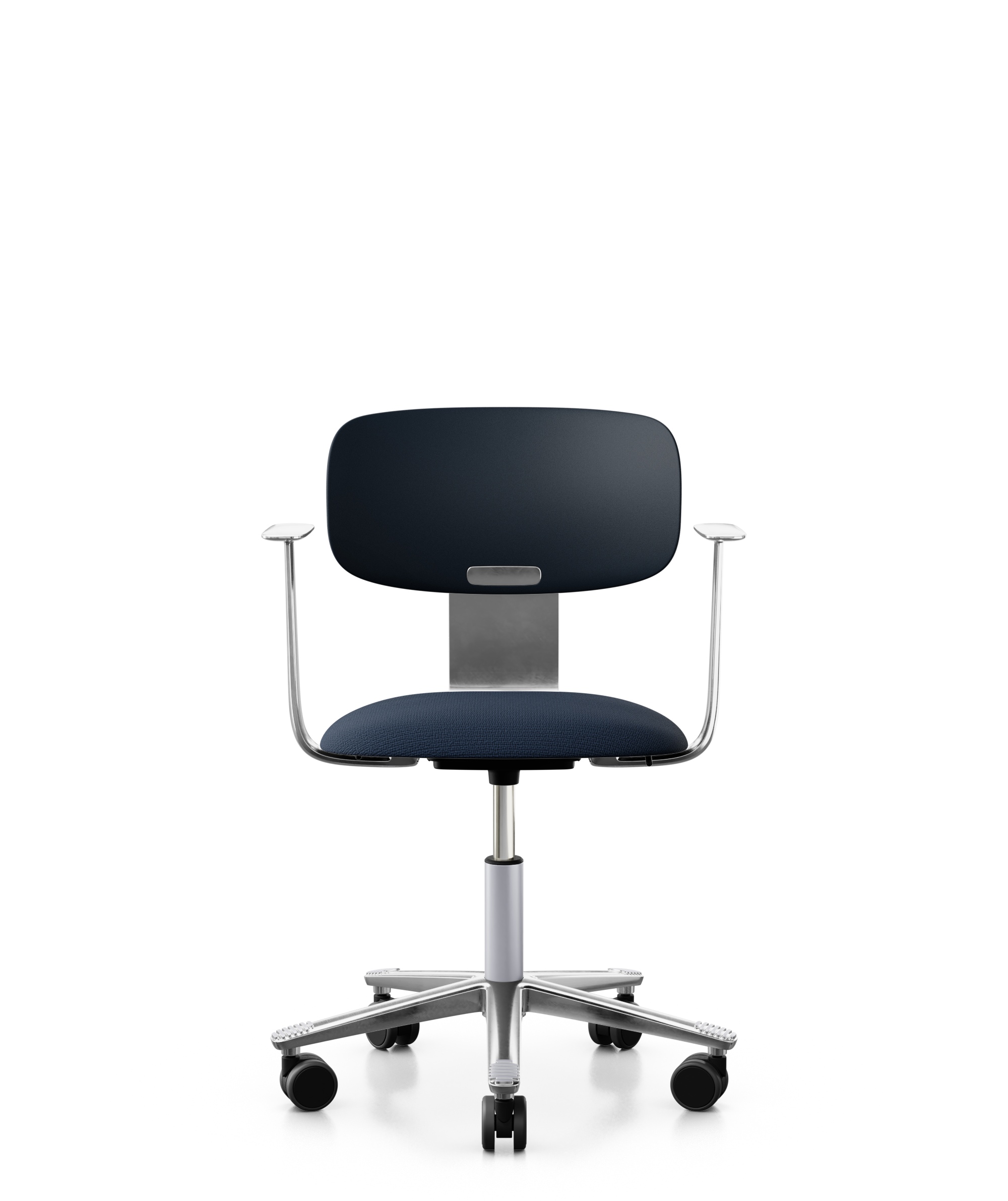Arbeitsstuhl-Tion-Sitz-gepolstert-dunkelblau-poliert-dunkelblau-bmsofort-1 Homeofficestuhl Tion Sitz gepolstert