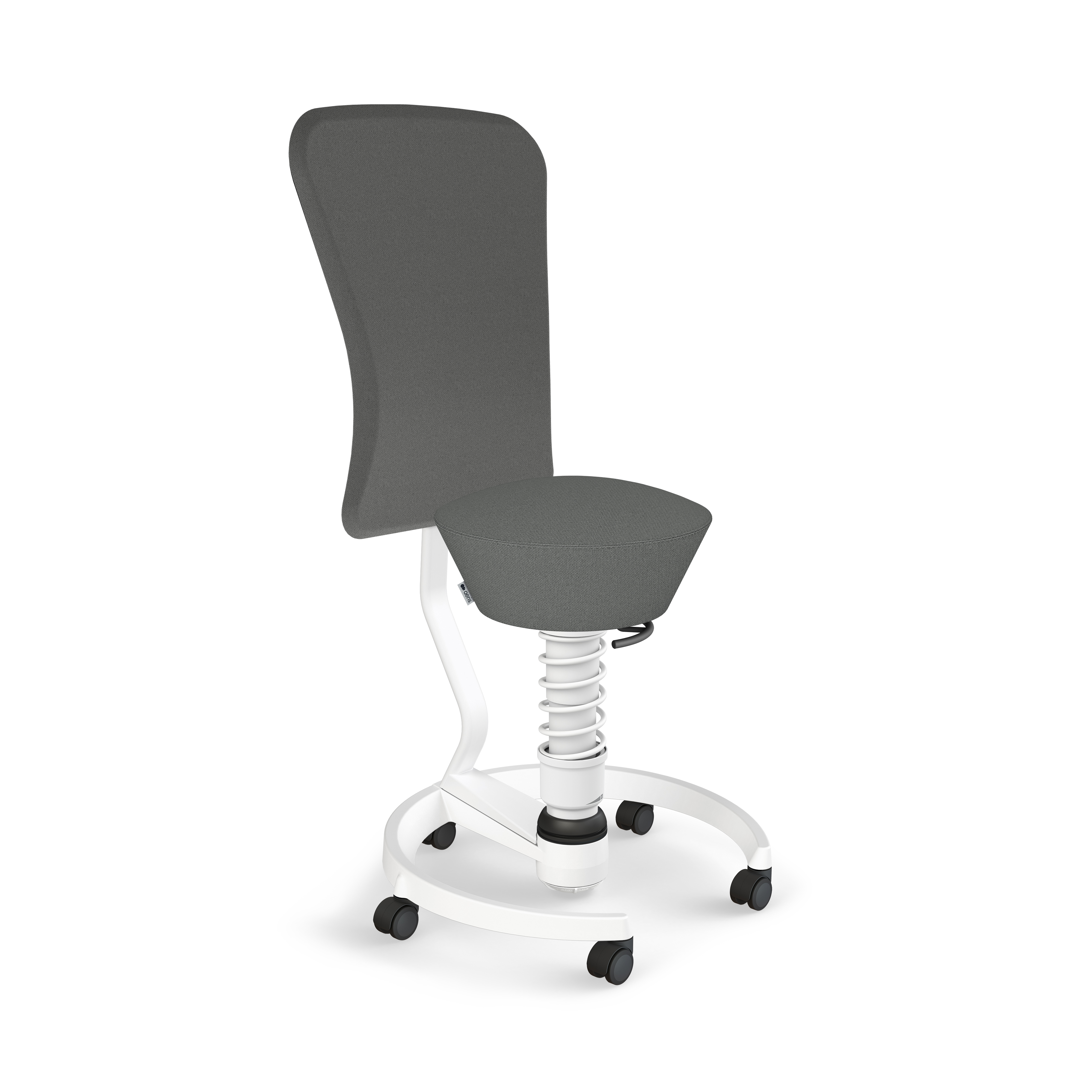 3-D-Hocker Swopper mit Rückenlehne
