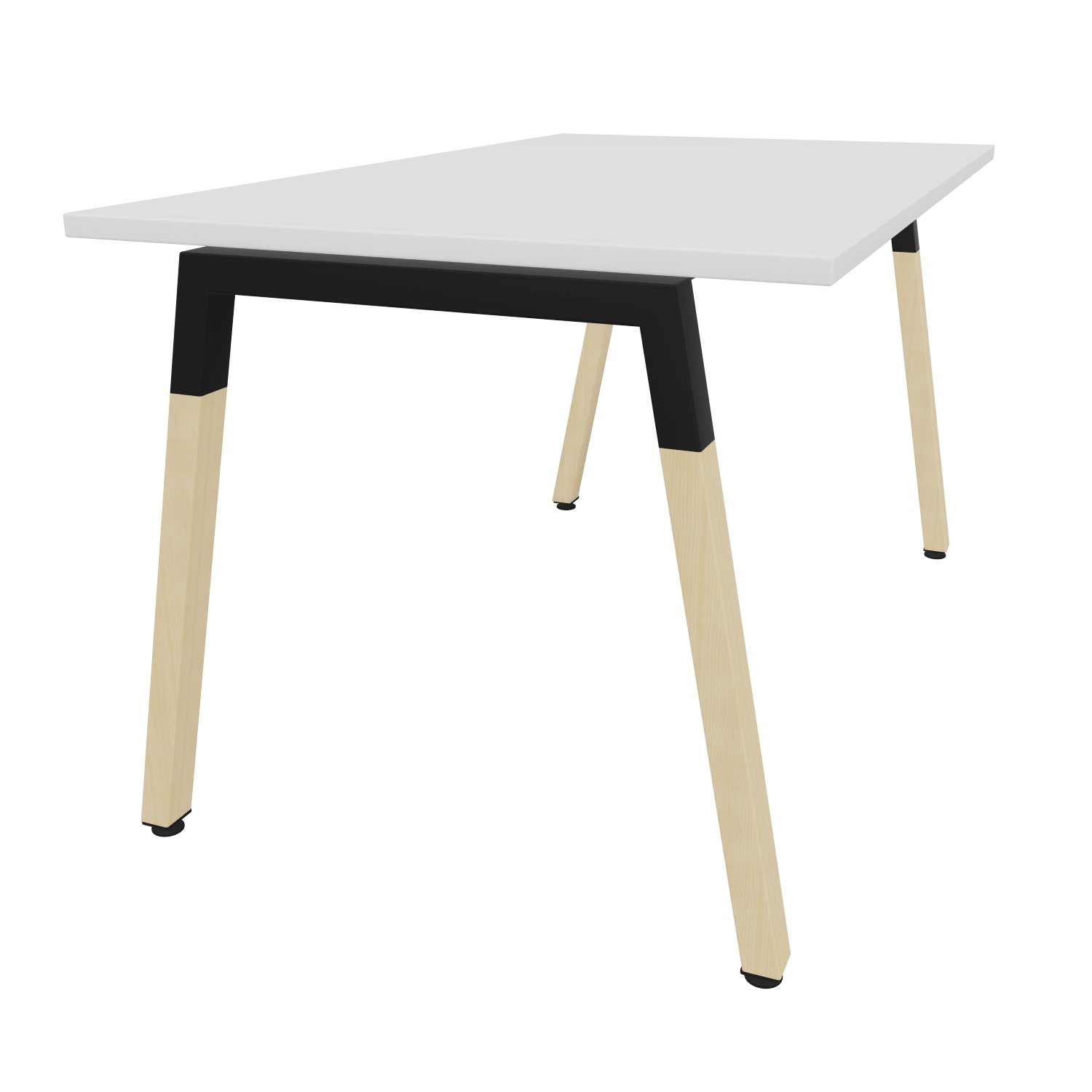 Schreibtisch-Oviedo-Home-A-140x80-weiss-schwarz-bmsofort-2 Oviedo Home Schreibtisch