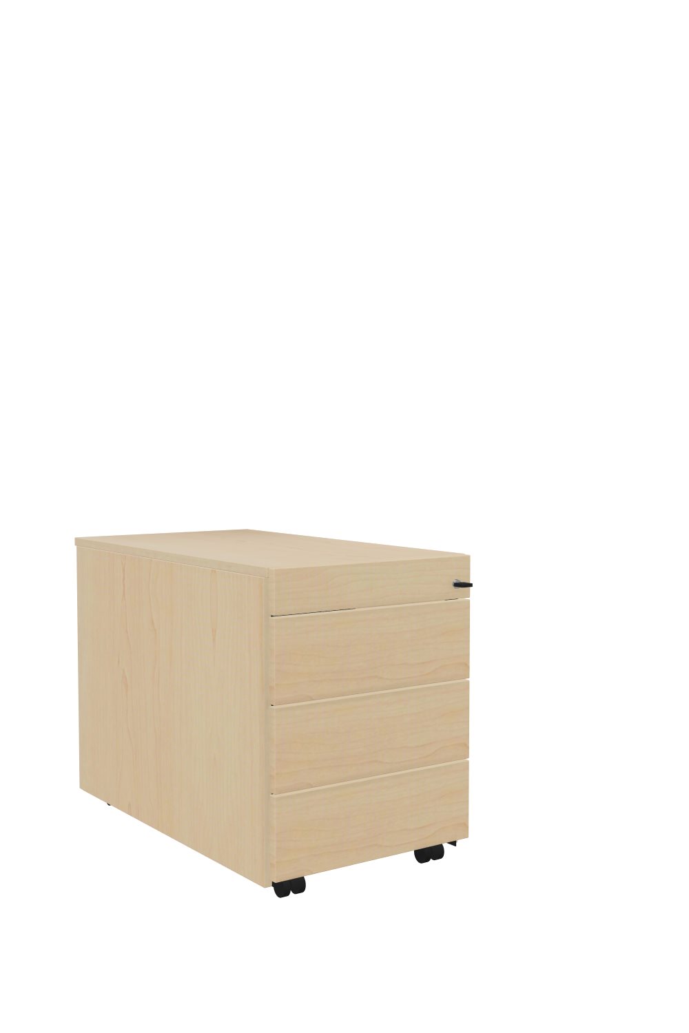 Rollcontainer-Oviedo-80-Ahorn-Ahorn-bmsofort-1 Oviedo Rollcontainer mit Schubkästen
