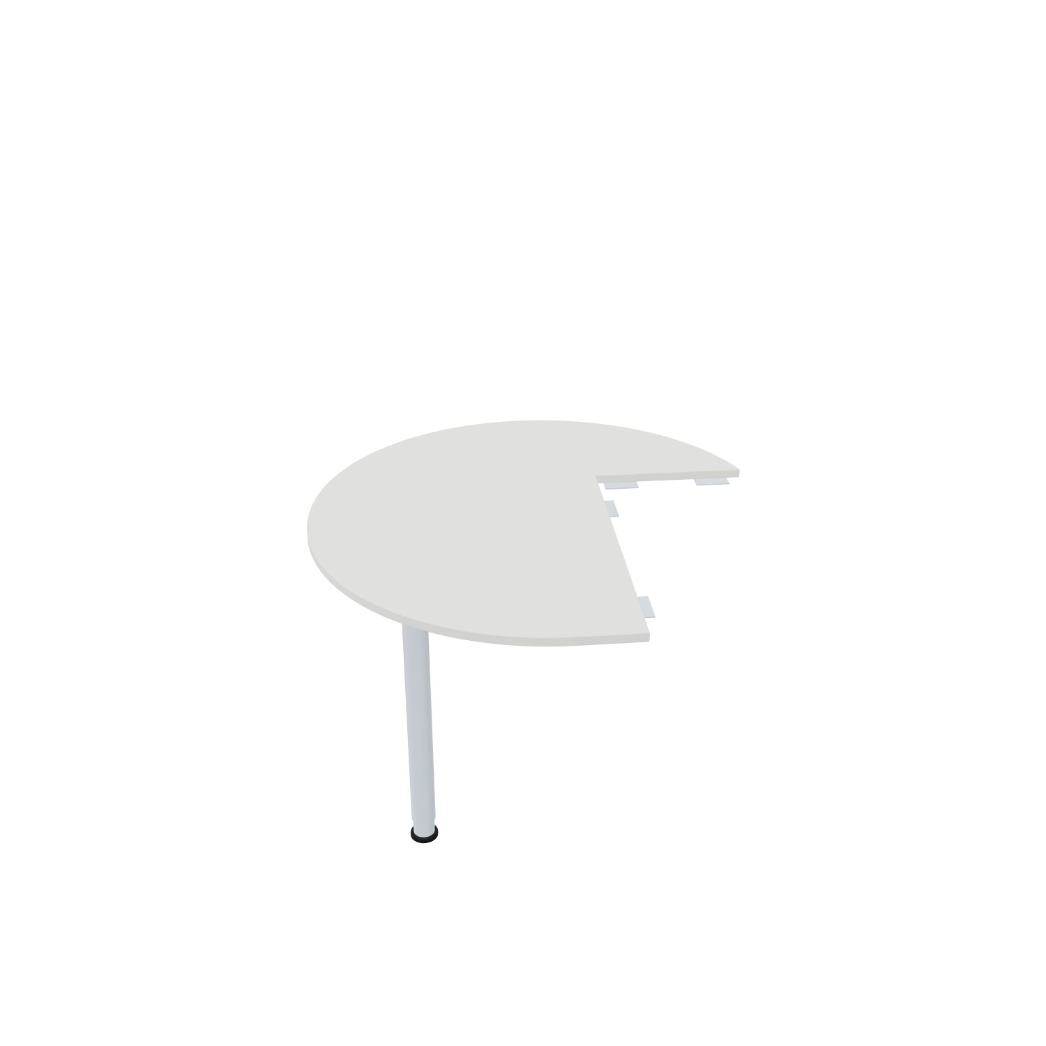 Dreiviertelkreis-links-Imola-C-120-weiss-alu-bmsofort-1 Imola Verkettungsplatte und Besprechungsanbau