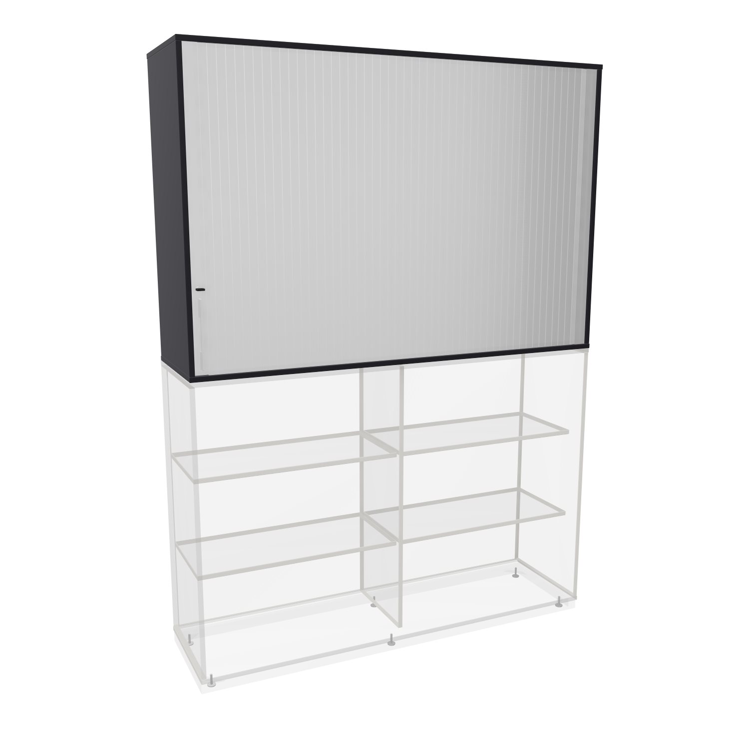 Querrolladenaufsatz-Oviedo-Home-3OH-schwarz-alu-bmsofort-1 Oviedo Home Querrollladenschrank