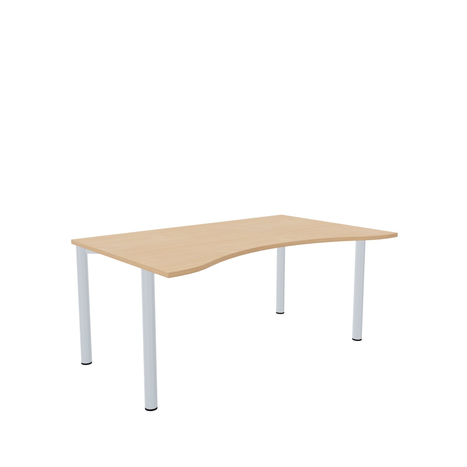 Bogentisch-Imola-4-160-100-buche-alu-bmsofort-1 Imola Freiformtisch