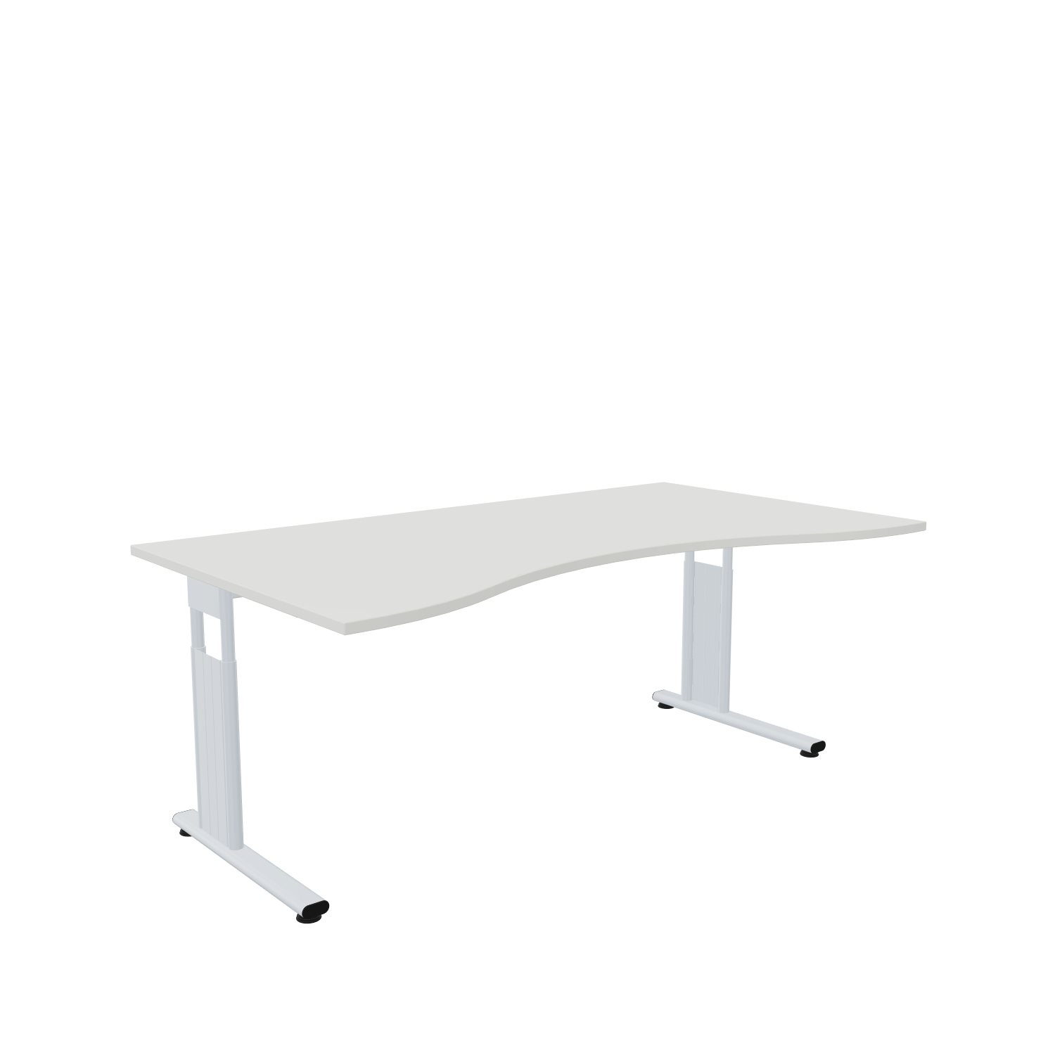 Bogentisch-Imola-C-180-100-weiss-alu-bmsofort-1 Imola Freiformtisch
