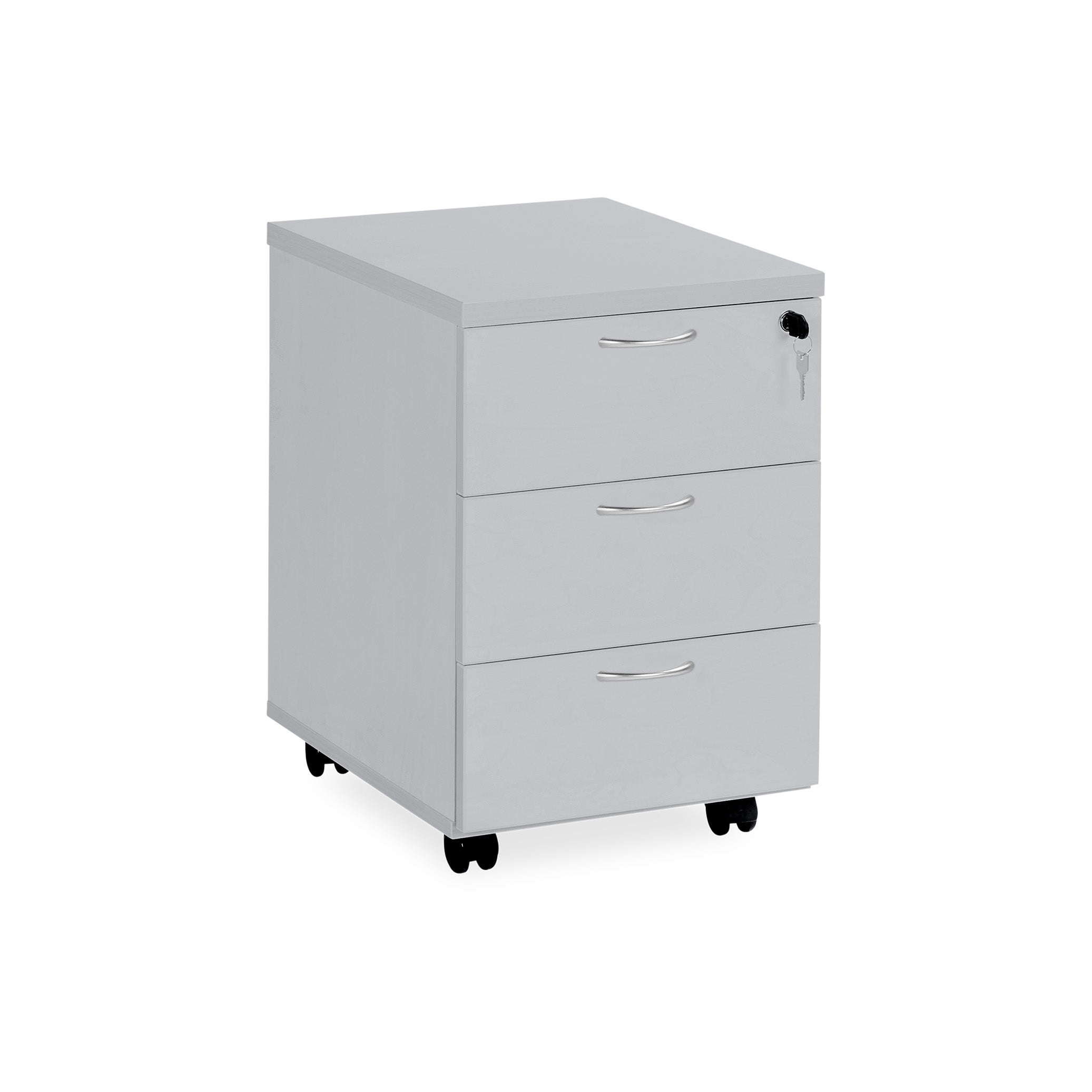 Rollcontainer-3-Schübe-Valletta-grau-bmsofort-1 Valletta Rollcontainer