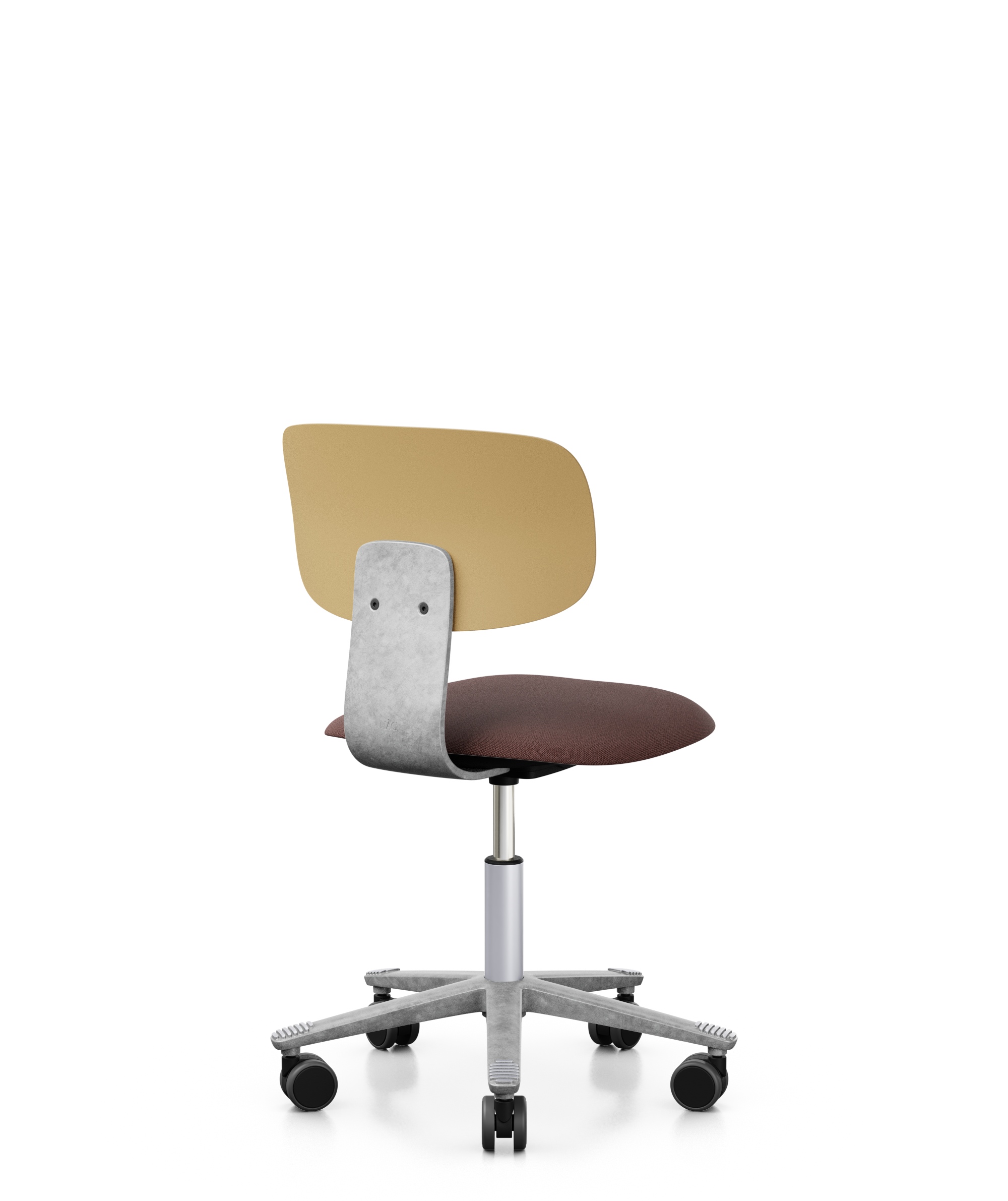 Arbeitsstuhl-Tion-Sitz-gepolstert-ocker-getrommelt-kastanie-bmsofort-3 Homeofficestuhl Tion Sitz gepolstert