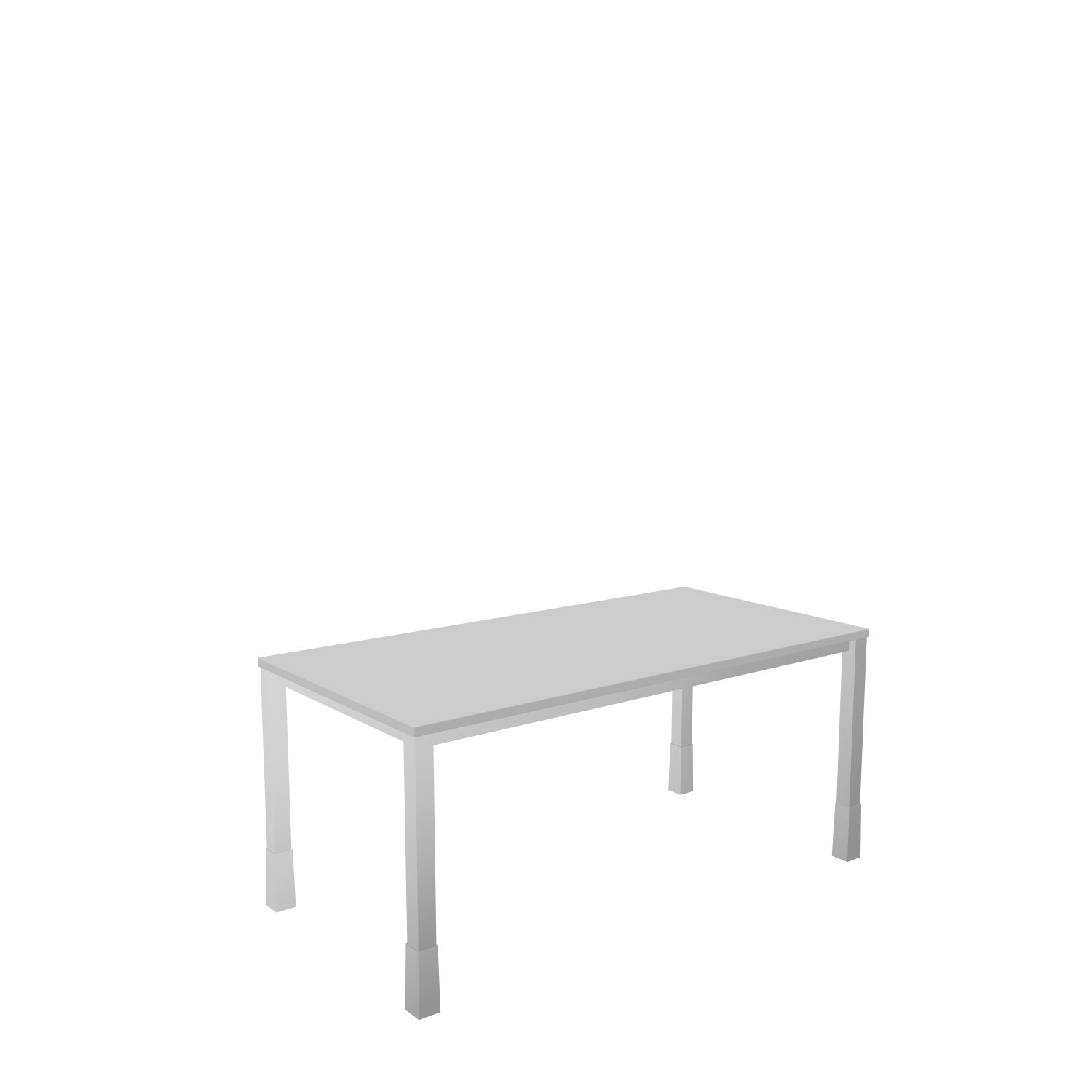 Schreibtisch-Quadratrohr-Tarragona-160-80-officegrau-alu-bmsofort-1 Tarragona Rechtecktisch