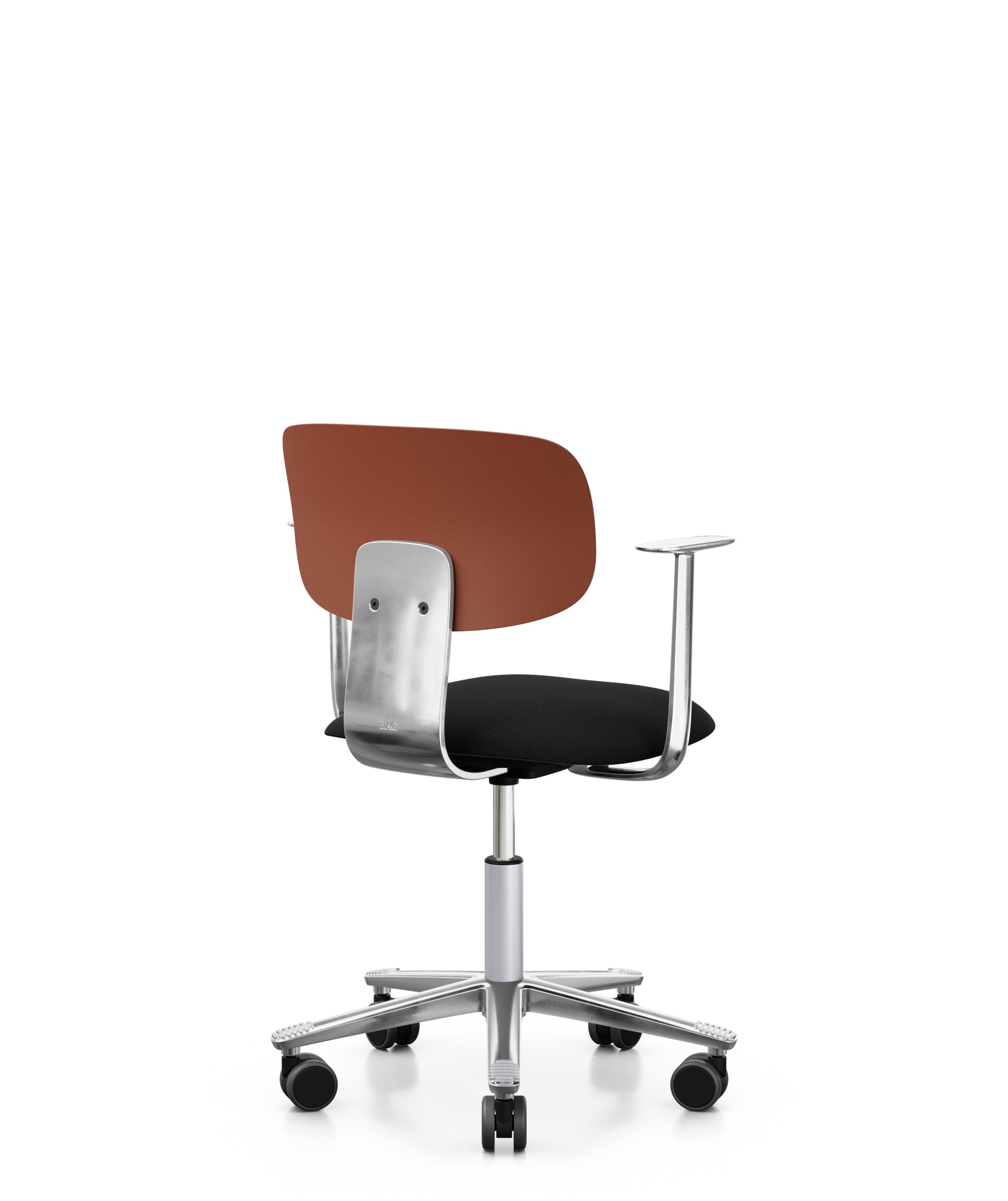 Arbeitsstuhl-Tion-Sitz-gepolstert-kastanie-poliert-schwarz-bmsofort-3 Homeofficestuhl Tion Sitz gepolstert