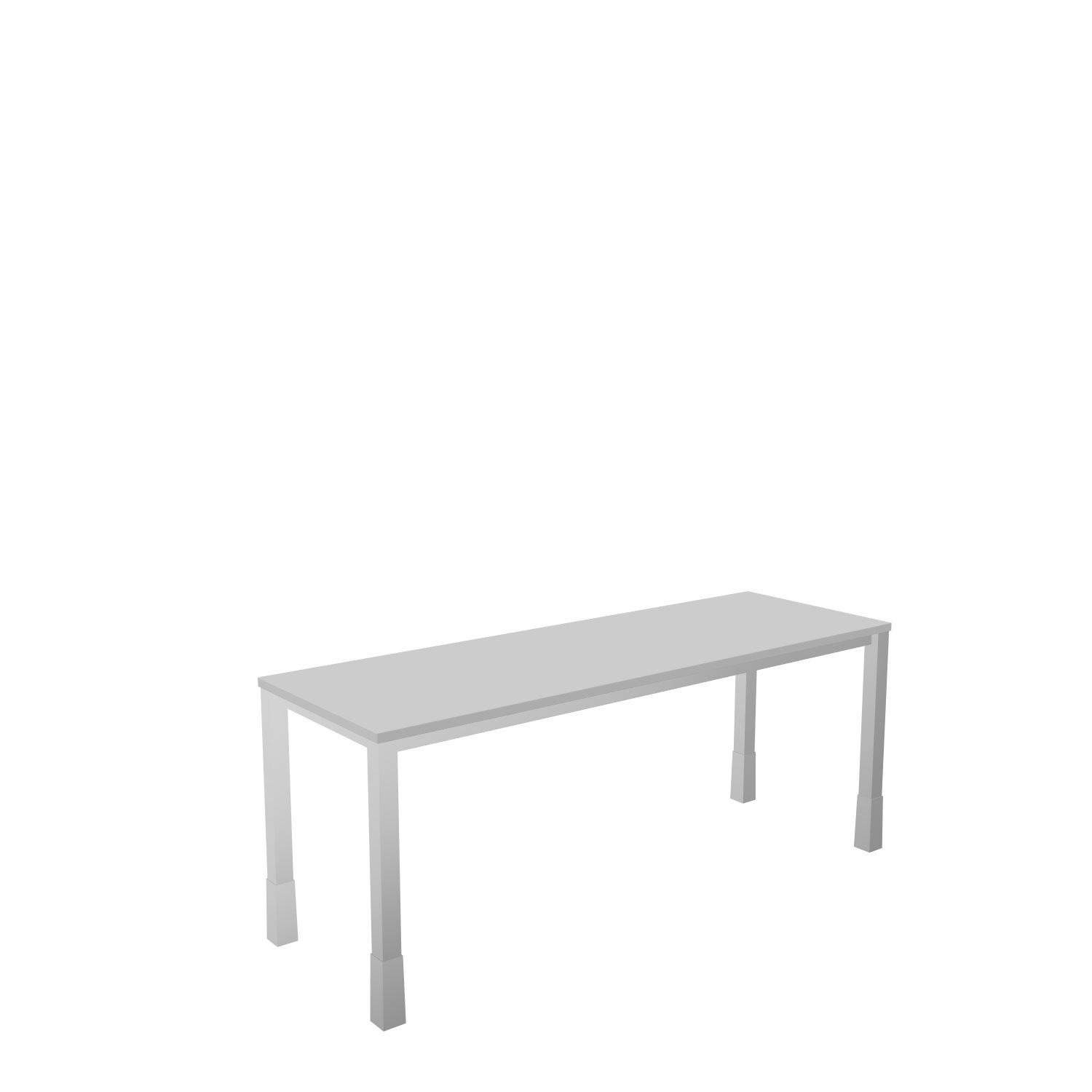 Schreibtisch-Quadratrohr-Tarragona-180-60-officegrau-alu-bmsofort-1 Tarragona Rechtecktisch