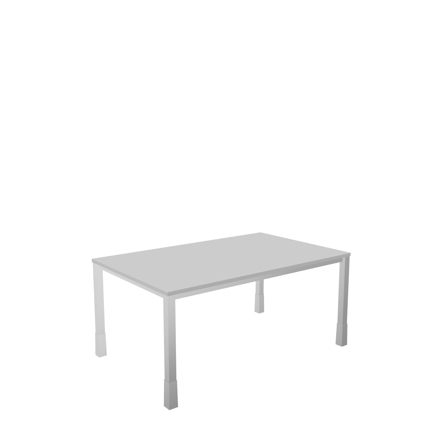 Schreibtisch-Quadratrohr-Tarragona-160-100-officegrau-alu-bmsofort-1 Tarragona Rechtecktisch