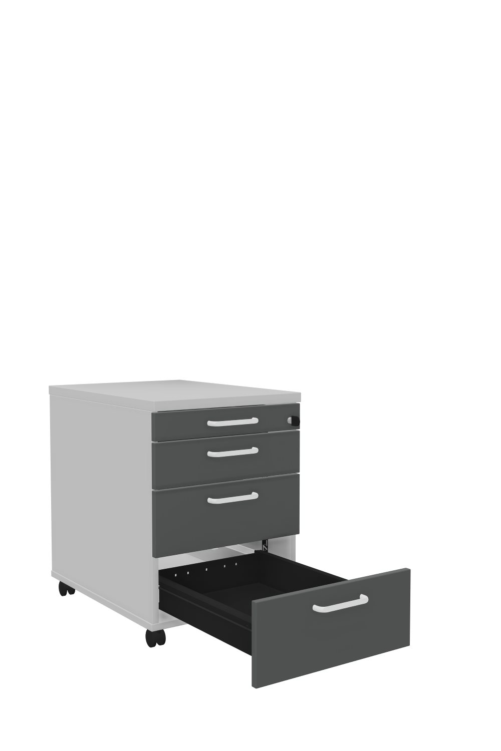 Tarragona Rollcontainer mit Schubkästen