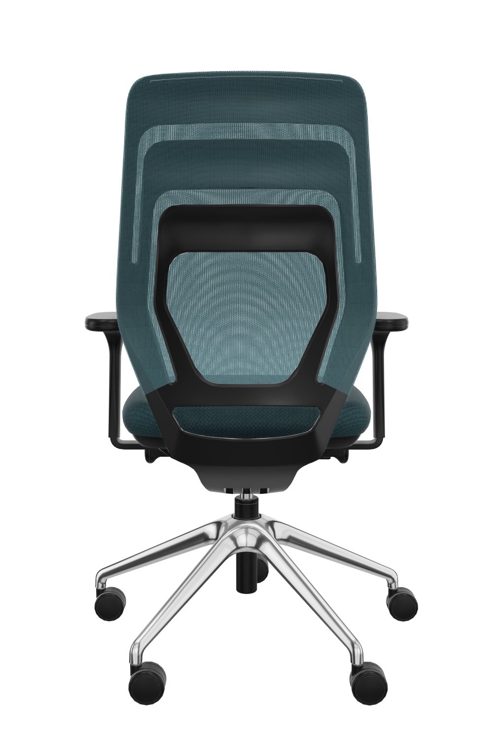 Buerodrehstuhl-Sentiano-Flex-petrol-Transparent-bmsofort-3 3-D Stuhl Sentiano Flex