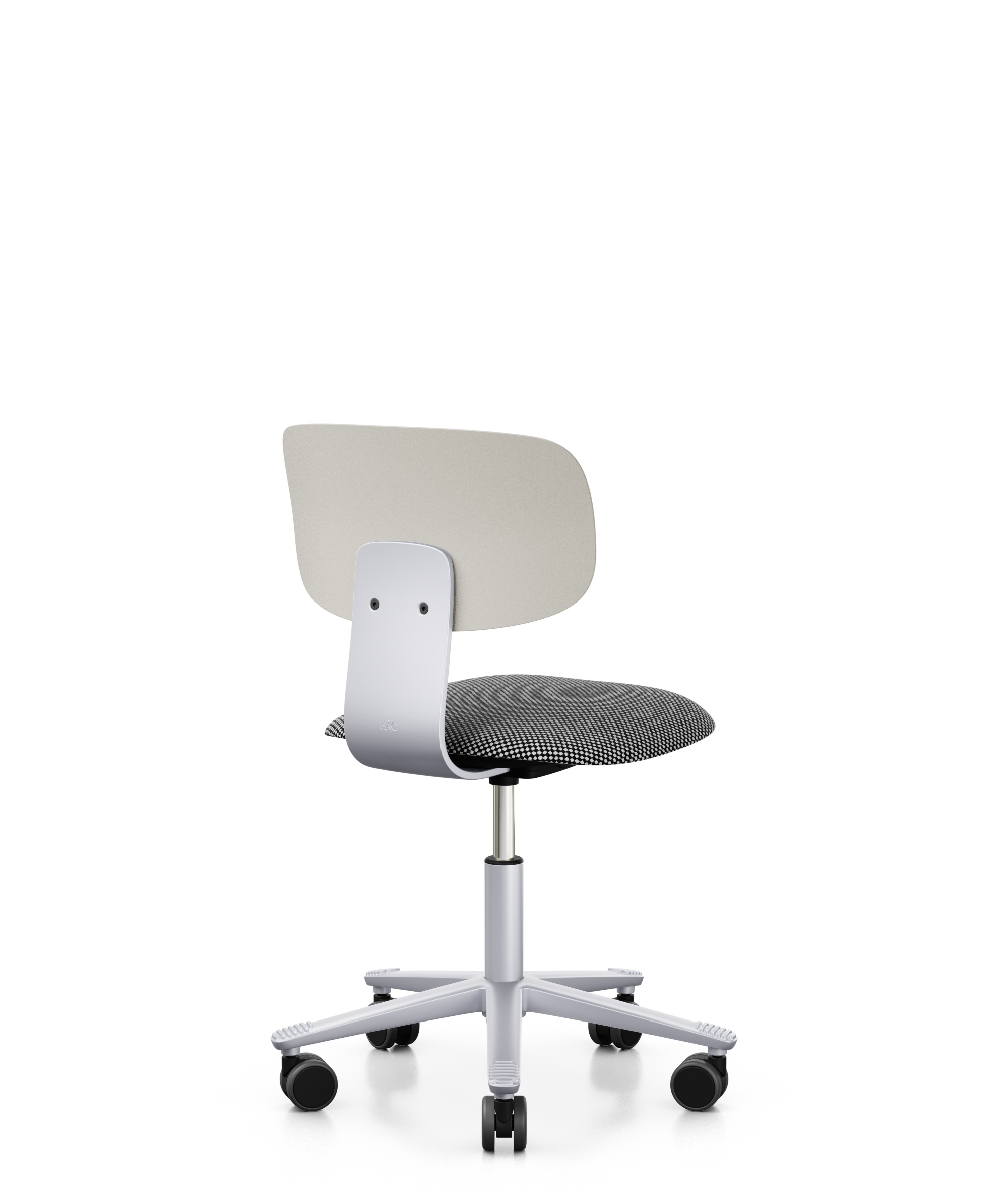 Arbeitsstuhl-Tion-Sitz-gepolstert-hellgrau-silber-schwarz-weiss-bmsofort-3 Homeofficestuhl Tion Sitz gepolstert