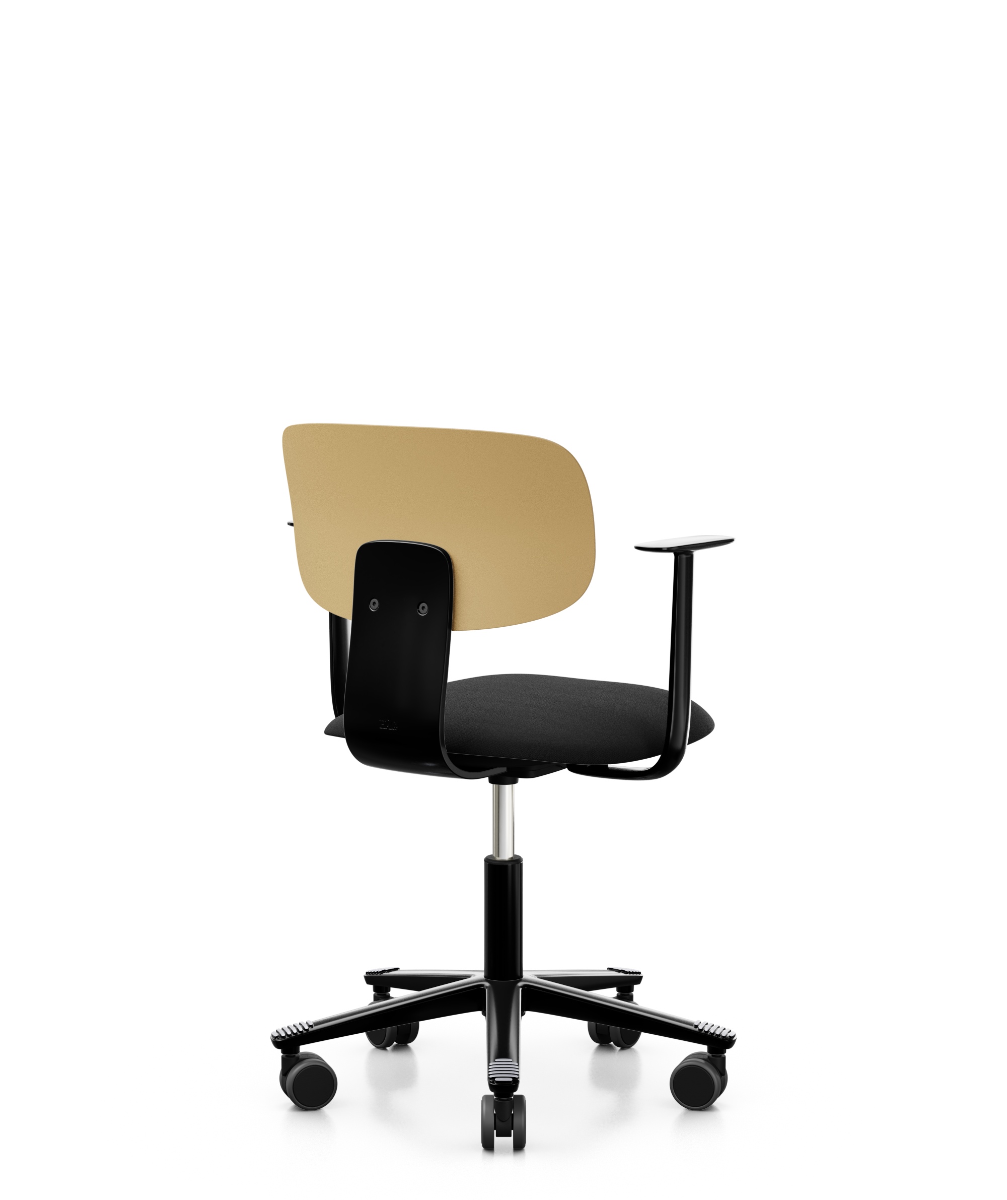 Arbeitsstuhl-Tion-Sitz-gepolstert-ocker-schwarz-schwarz-bmsofort-3 Homeofficestuhl Tion Sitz gepolstert