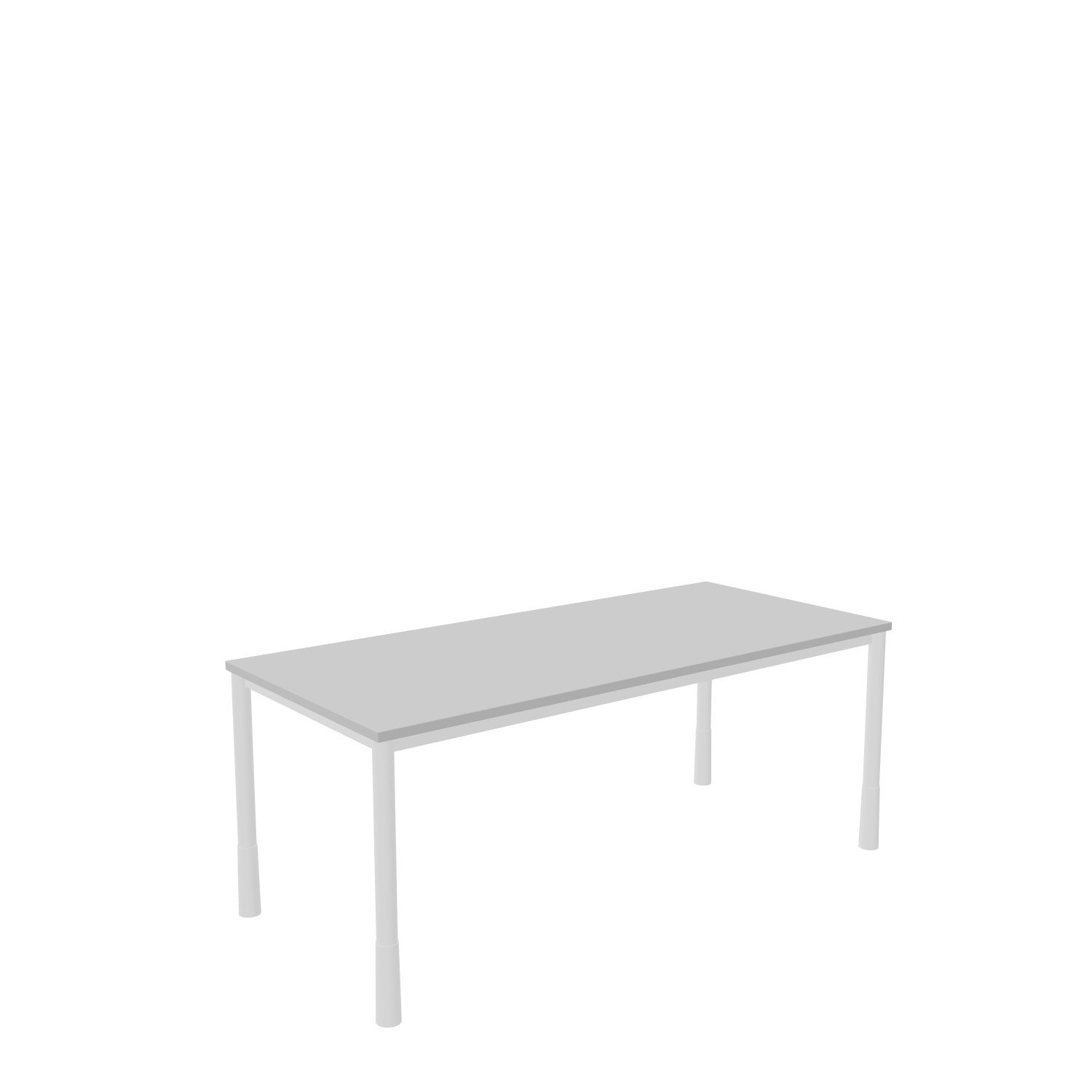 Schreibtisch-Rundrohr-Tarragona-180-80-officegrau-weiss-bmsofort-1 Tarragona Rechtecktisch