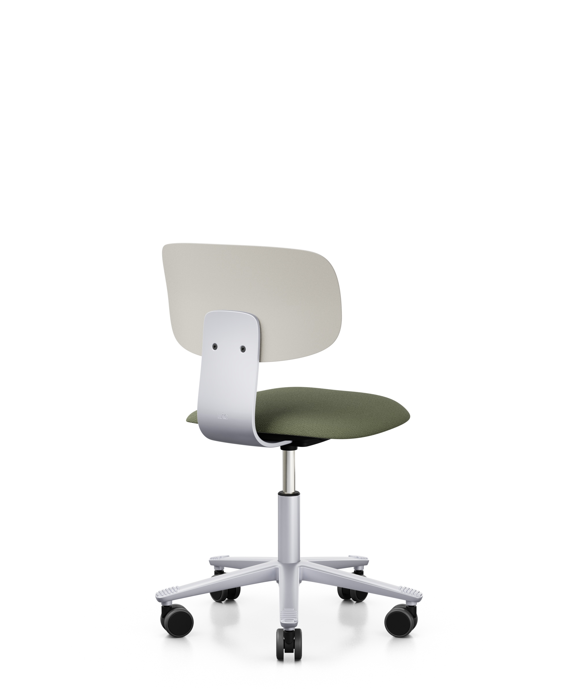 Arbeitsstuhl-Tion-Sitz-gepolstert-hellgrau-silber-grün-bmsofort-3 Homeofficestuhl Tion Sitz gepolstert