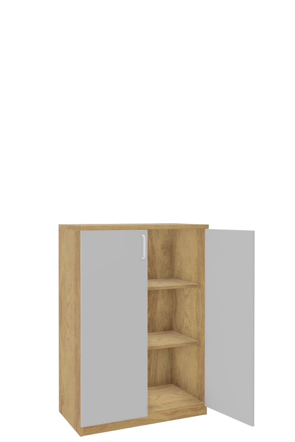 Aktenschank-3-OH-Tarragona-Pacana-Officegrau-Weiss-bmsofort-2 Tarragona Aktenschrank