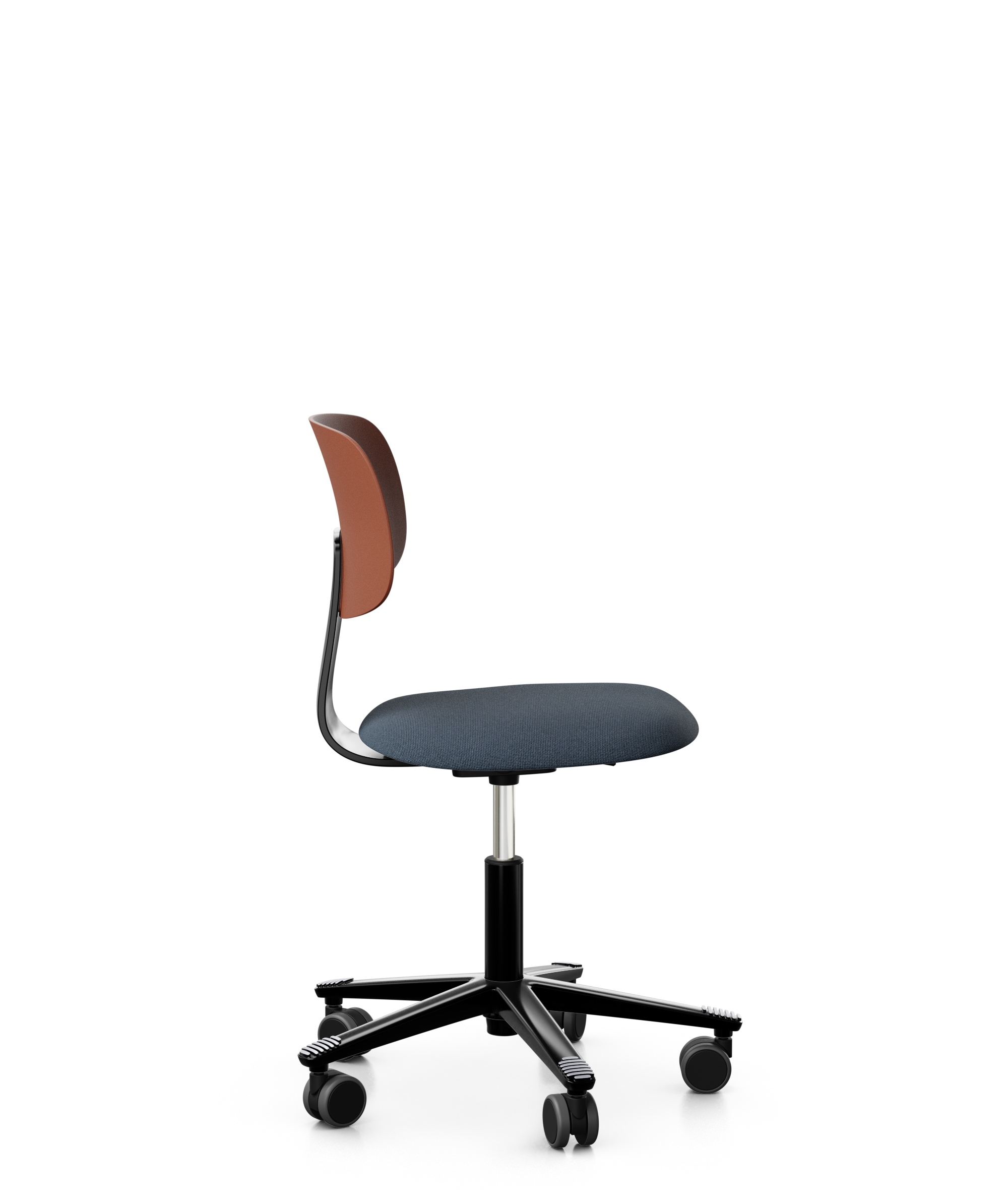 Arbeitsstuhl-Tion-Sitz-gepolstert-kastanie-schwarz-dunkelblau-bmsofort-2 Homeofficestuhl Tion Sitz gepolstert