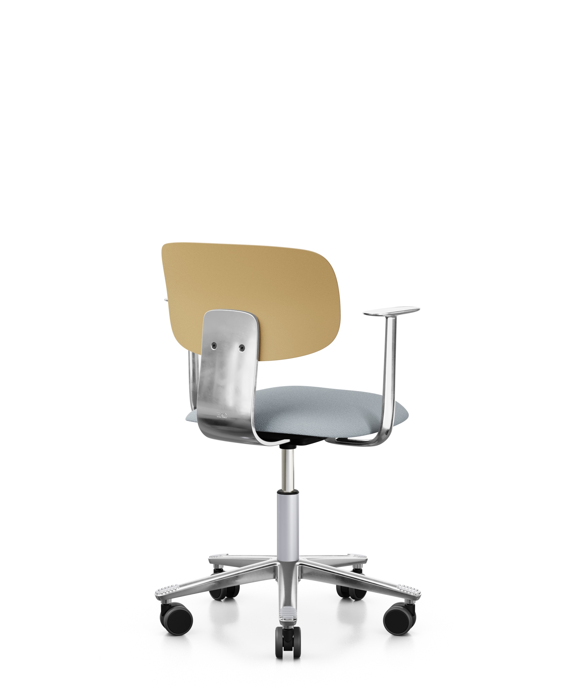 Arbeitsstuhl-Tion-Sitz-gepolstert-ocker-poliert-hellgrau-bmsofort-3 Homeofficestuhl Tion Sitz gepolstert