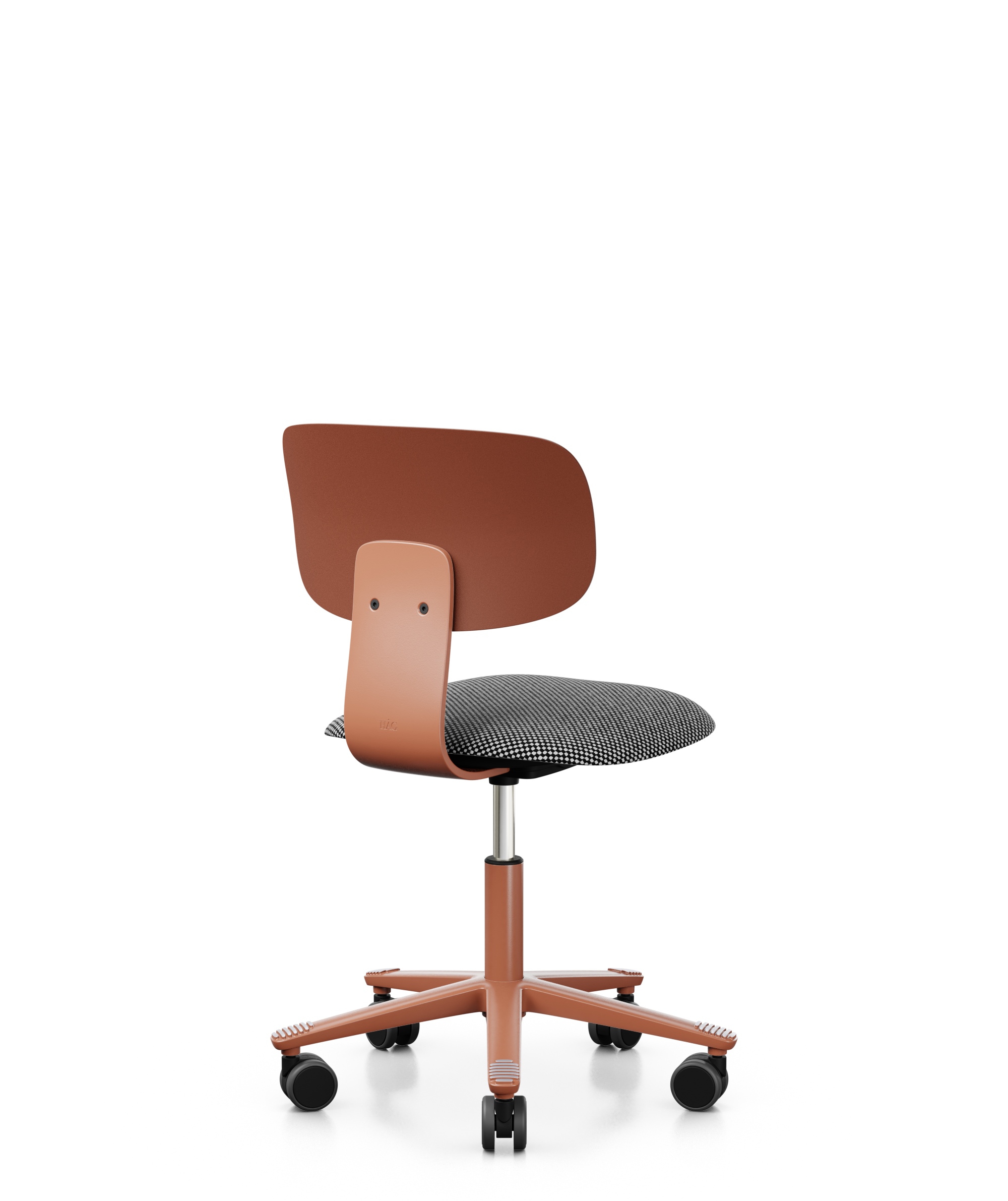 Arbeitsstuhl-Tion-Sitz-gepolstert-kastanie-rose-schwarz-weiss-bmsofort-3 Homeofficestuhl Tion Sitz gepolstert