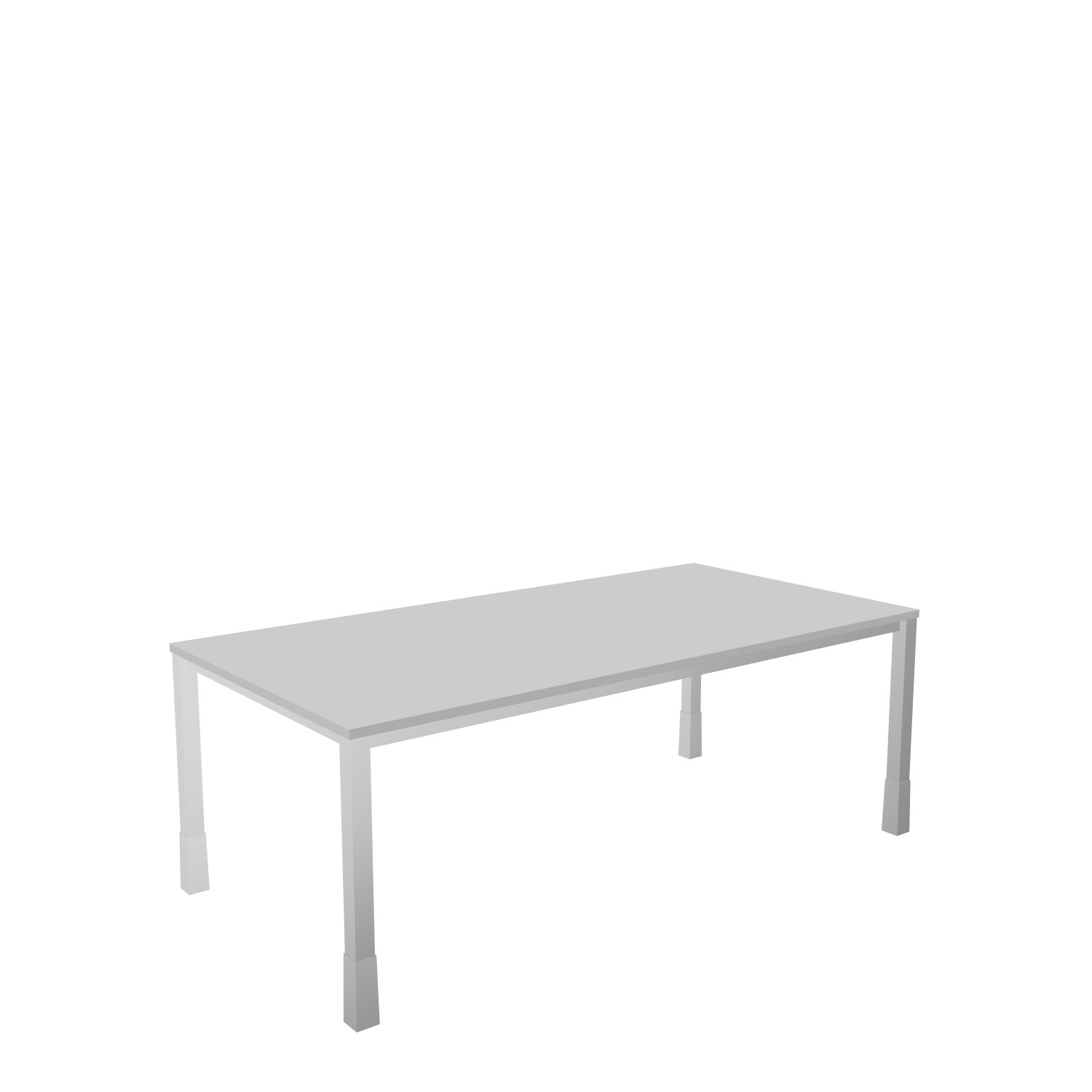Schreibtisch-Quadratrohr-Tarragona-200-100-officegrau-alu-bmsofort-1 Tarragona Rechtecktisch