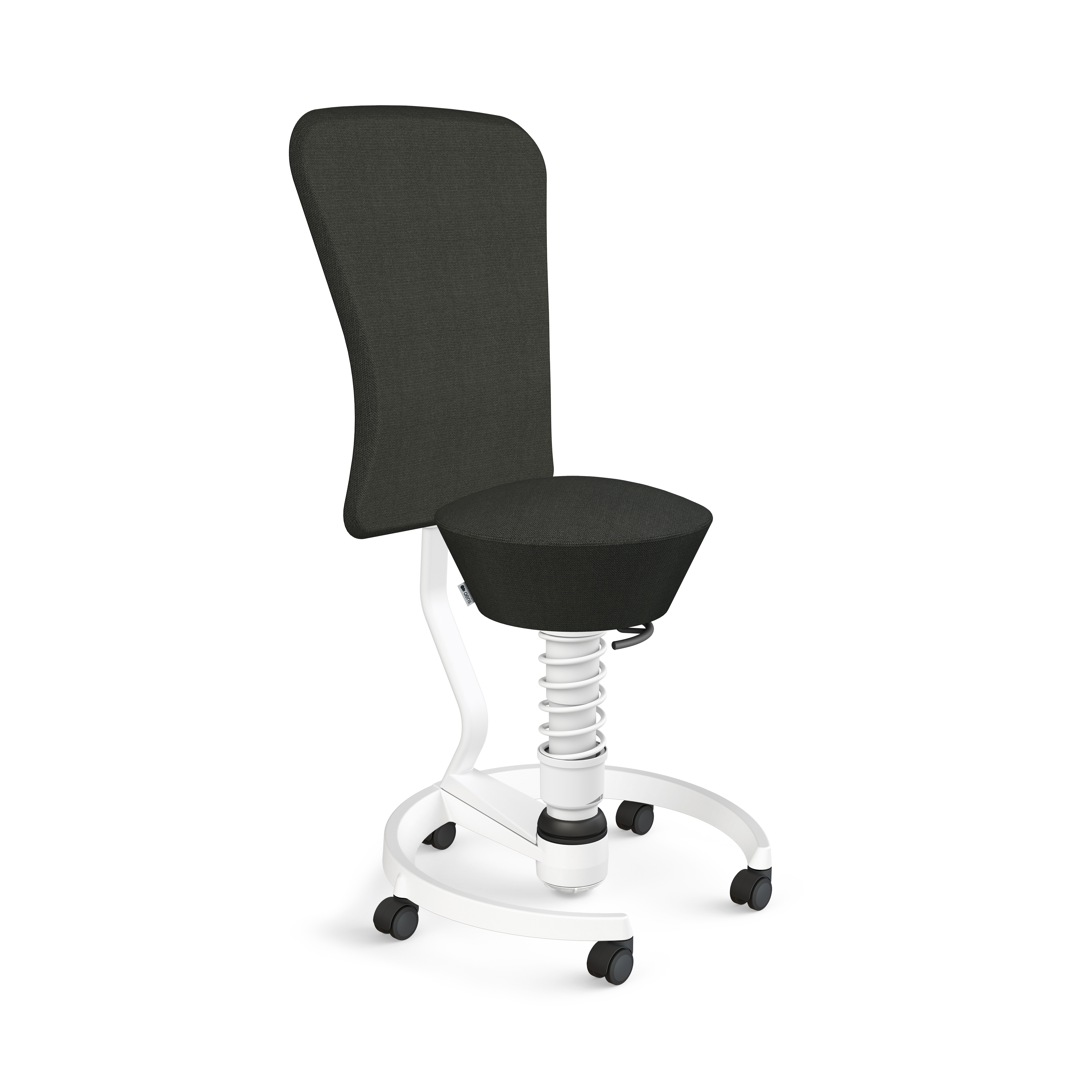 3-D-Hocker Swopper mit Rückenlehne