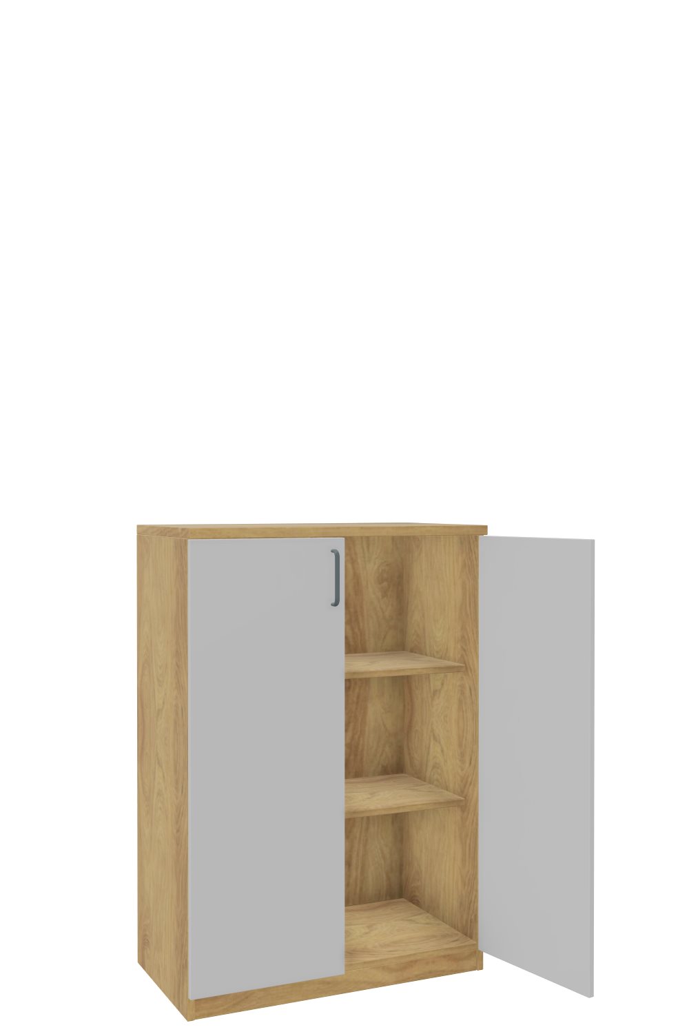 Aktenschank-3-OH-Tarragona-Pacana-Officegrau-Dunkelgrau-bmsofort-2 Tarragona Aktenschrank