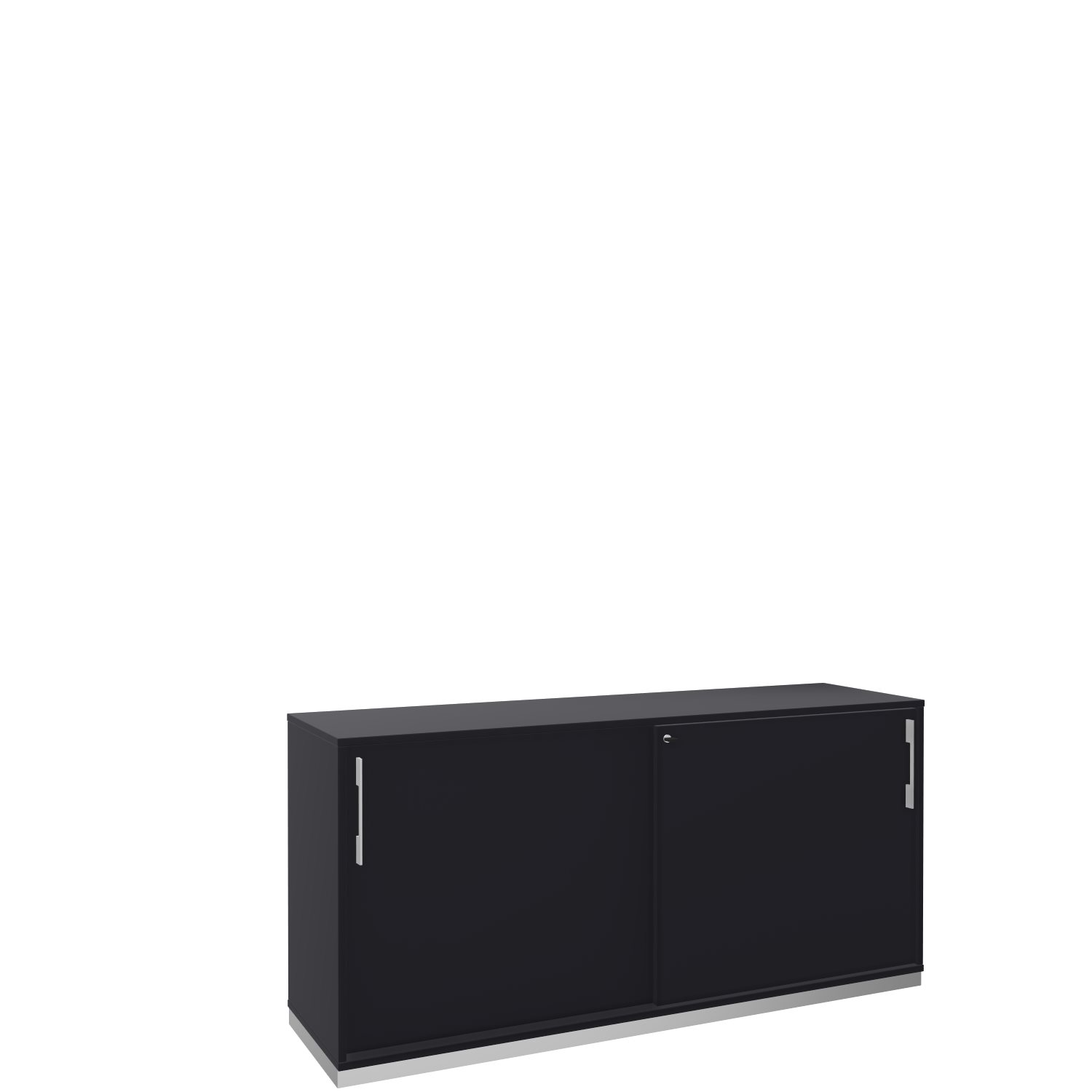 Schiebetürenschrank-Oviedo-2OH-Schwarz-bmsofort-1 Oviedo Home Schiebetürenschrank