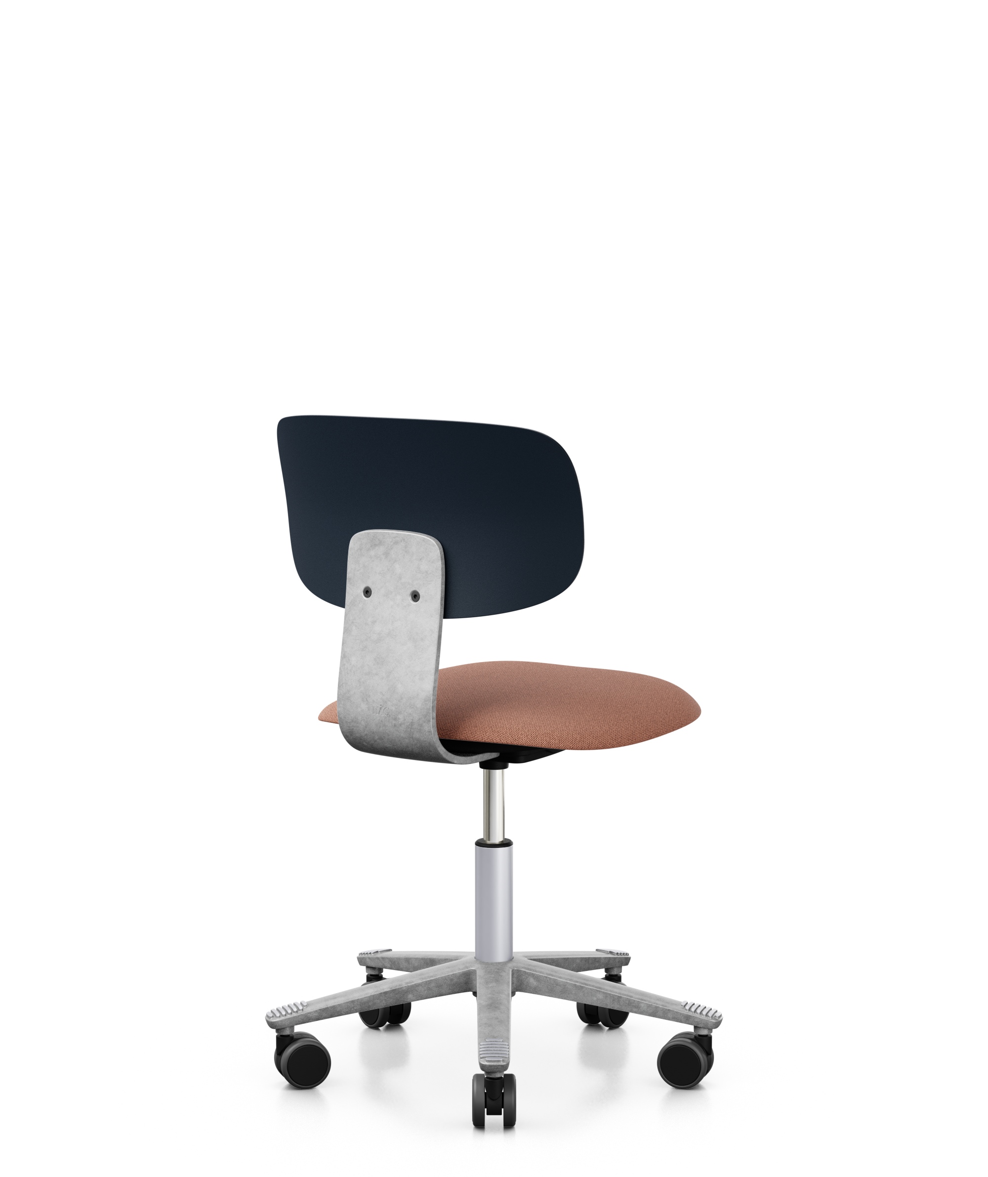 Arbeitsstuhl-Tion-Sitz-gepolstert-dunkelblau-getrommelt-rot-bmsofort-3 Homeofficestuhl Tion Sitz gepolstert