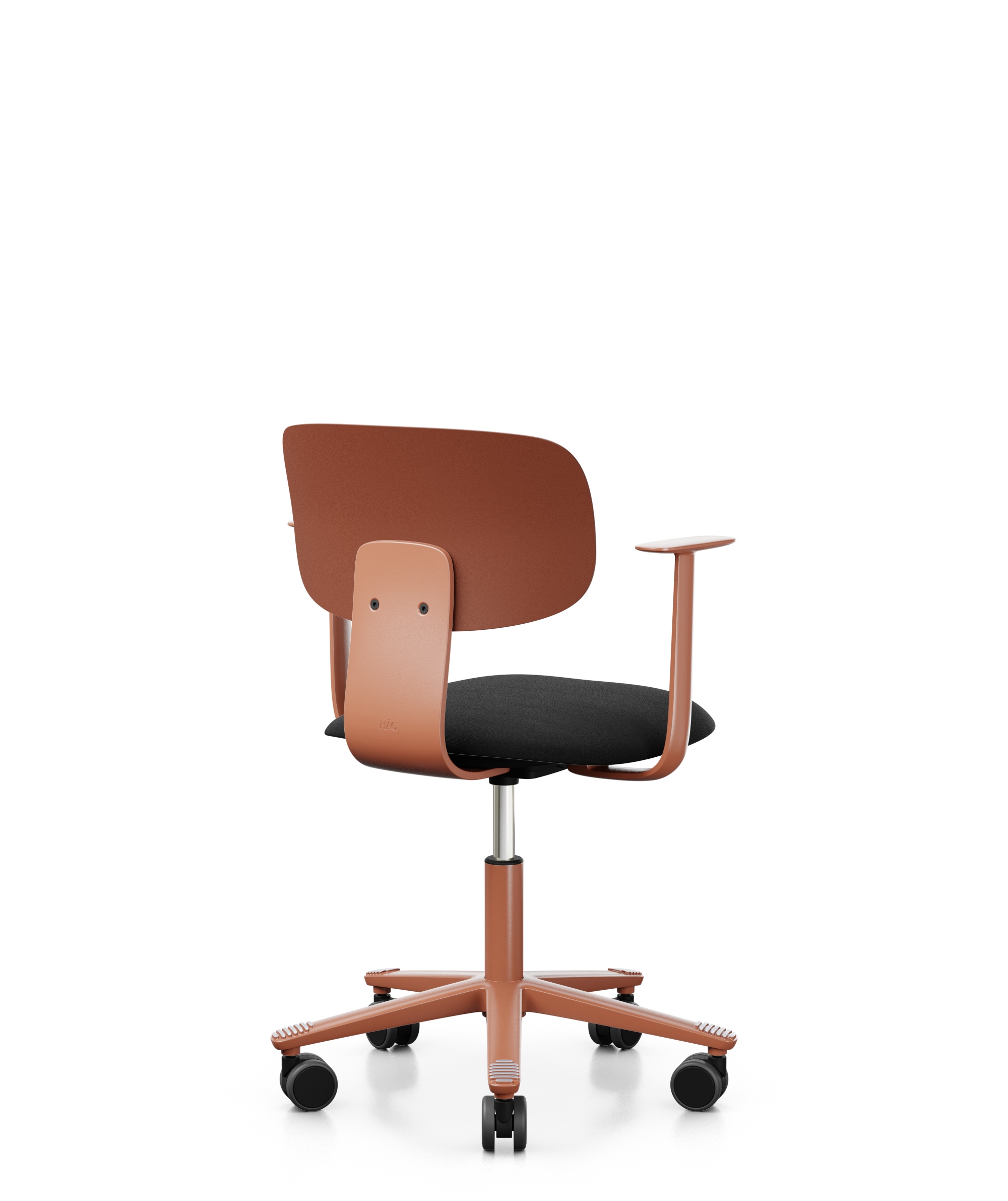 Arbeitsstuhl-Tion-Sitz-gepolstert-kastanie-rose-schwarz-bmsofort-3 Homeofficestuhl Tion Sitz gepolstert